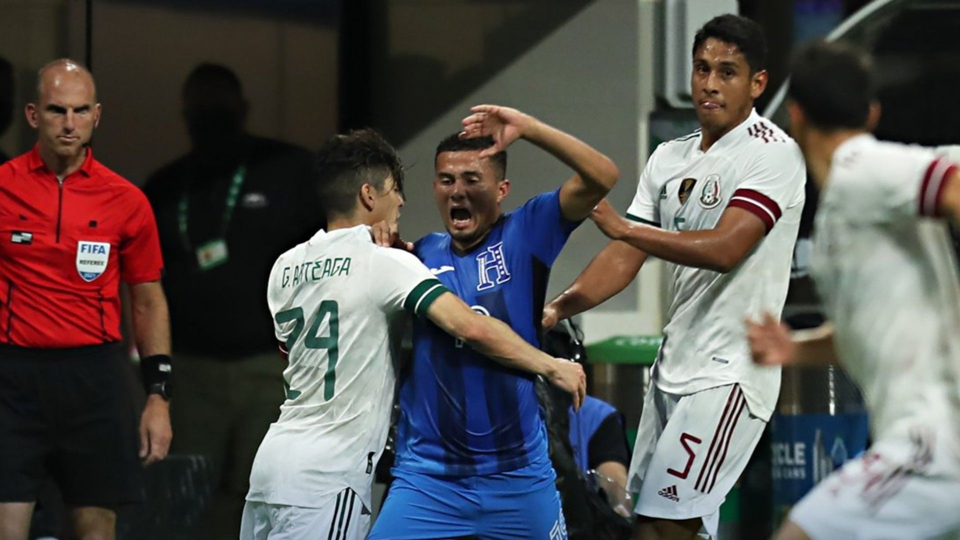 Luis Romo Gerardo Arteaga México vs Honduras