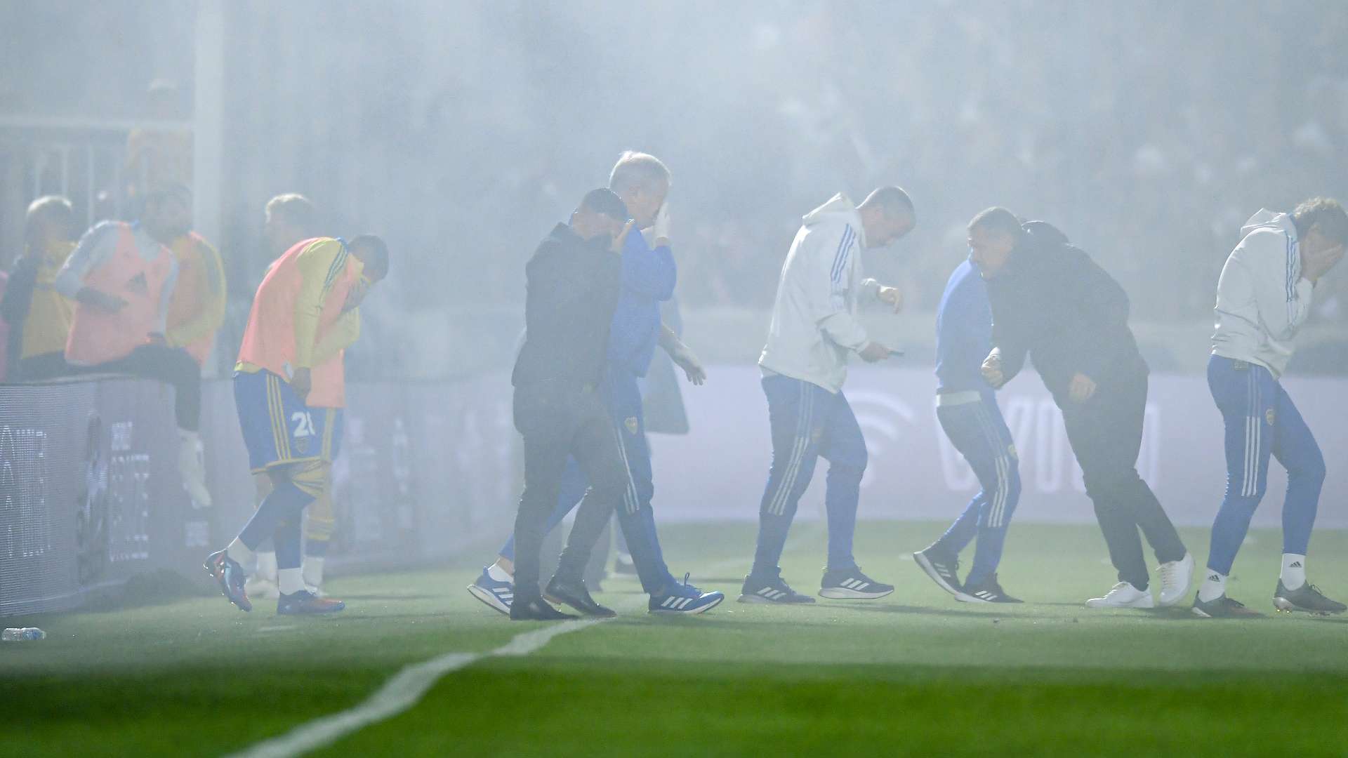 incidentes boca gimnasia torneo de la liga 2022