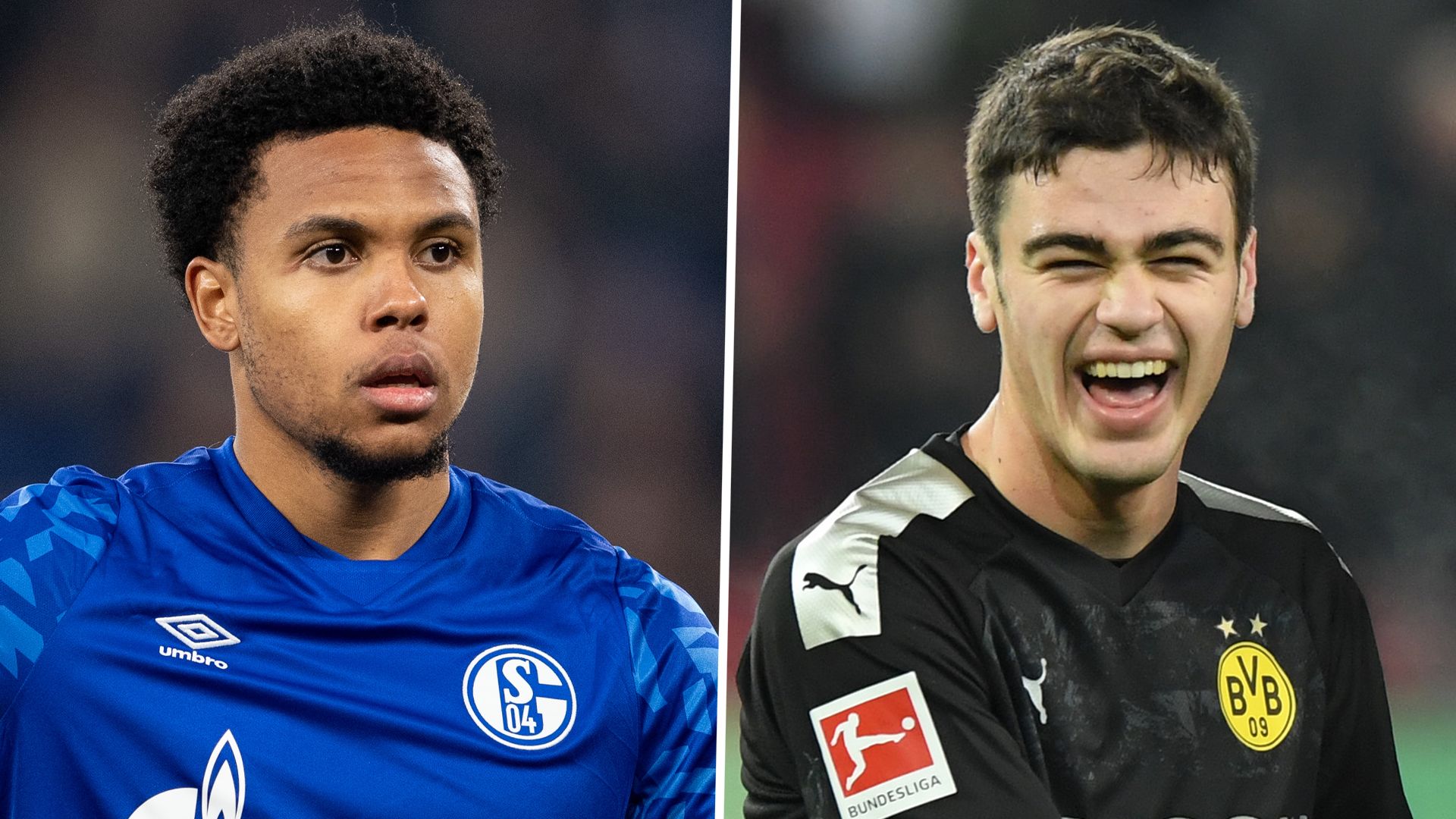 Weston McKennie Schalke Gio Reyna Borussia Dortmund