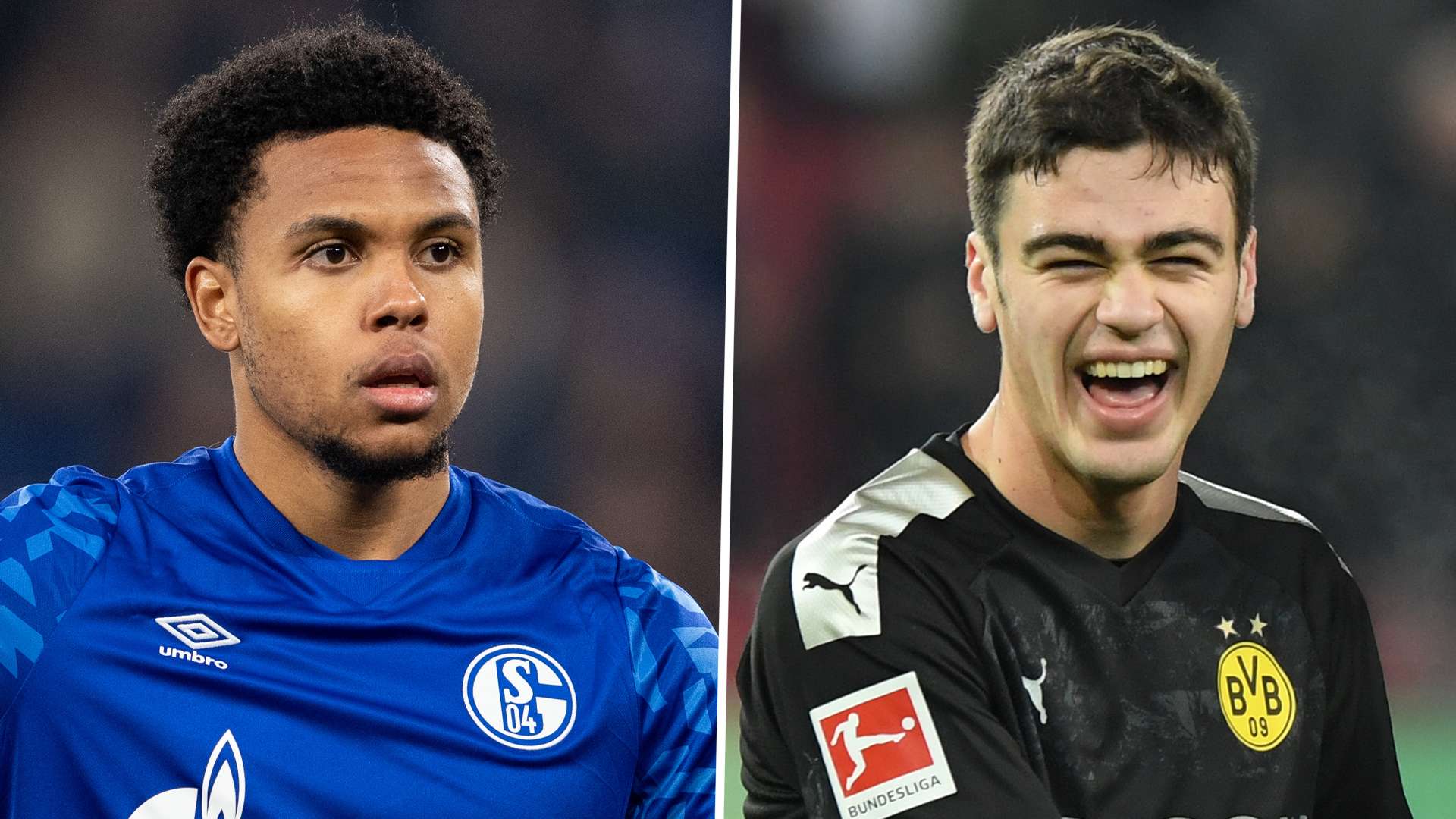 Weston McKennie Schalke Gio Reyna Borussia Dortmund