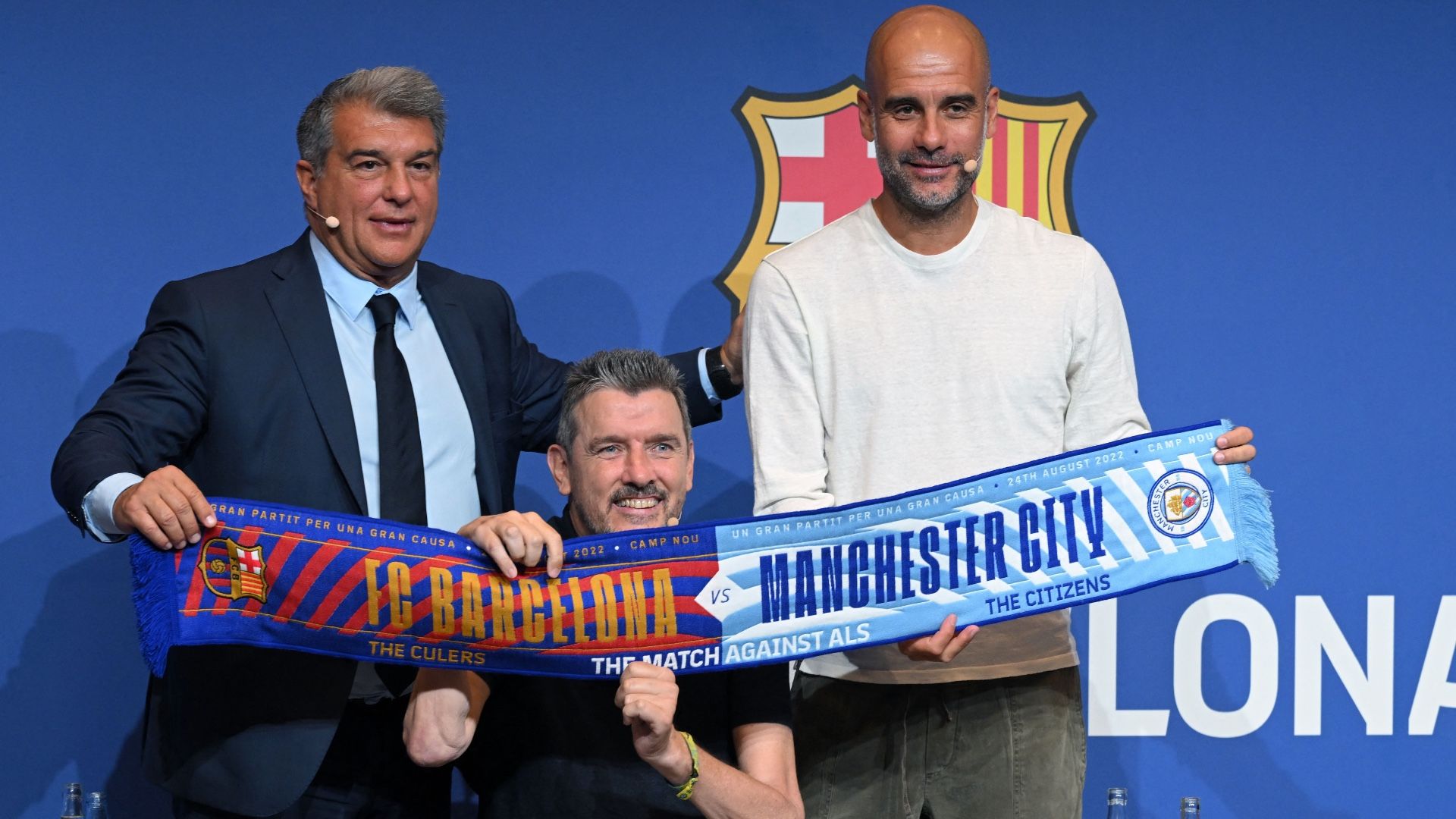 Guardiola Laporta Unzue