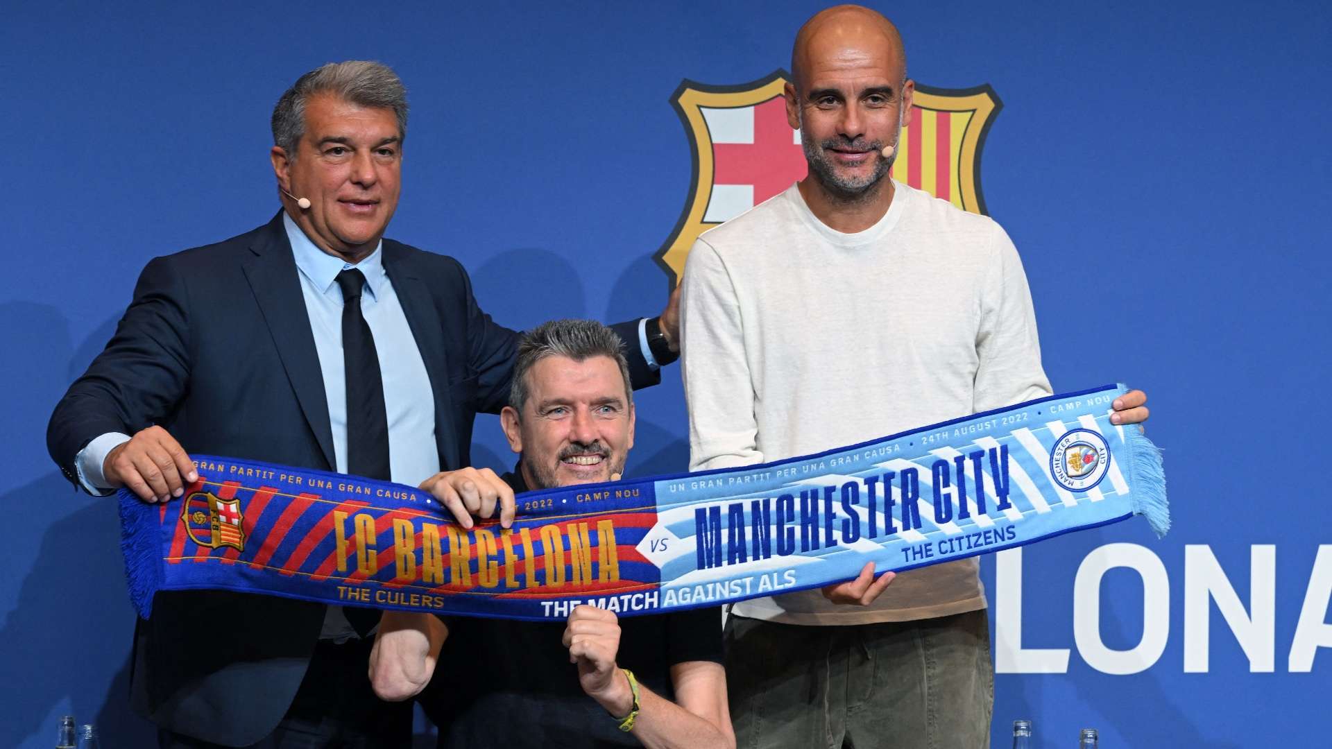 Guardiola Laporta Unzue