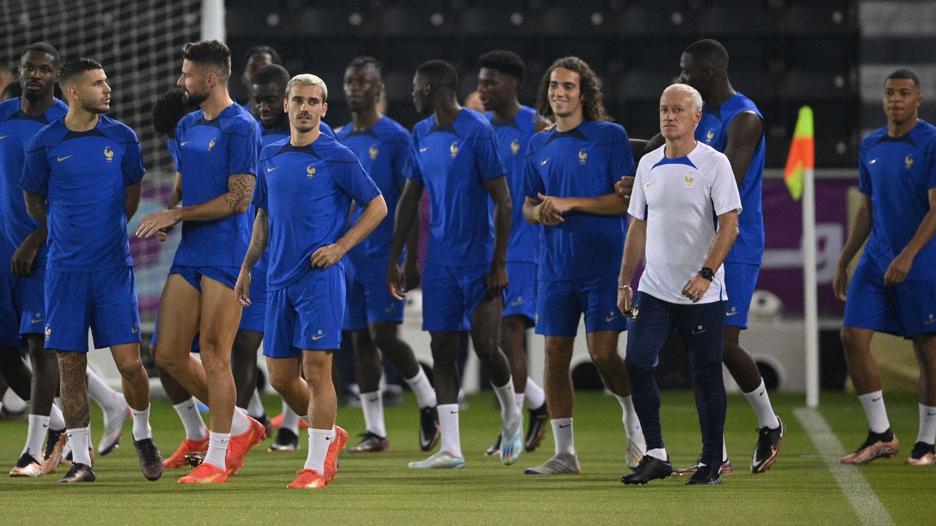 France training World Cup