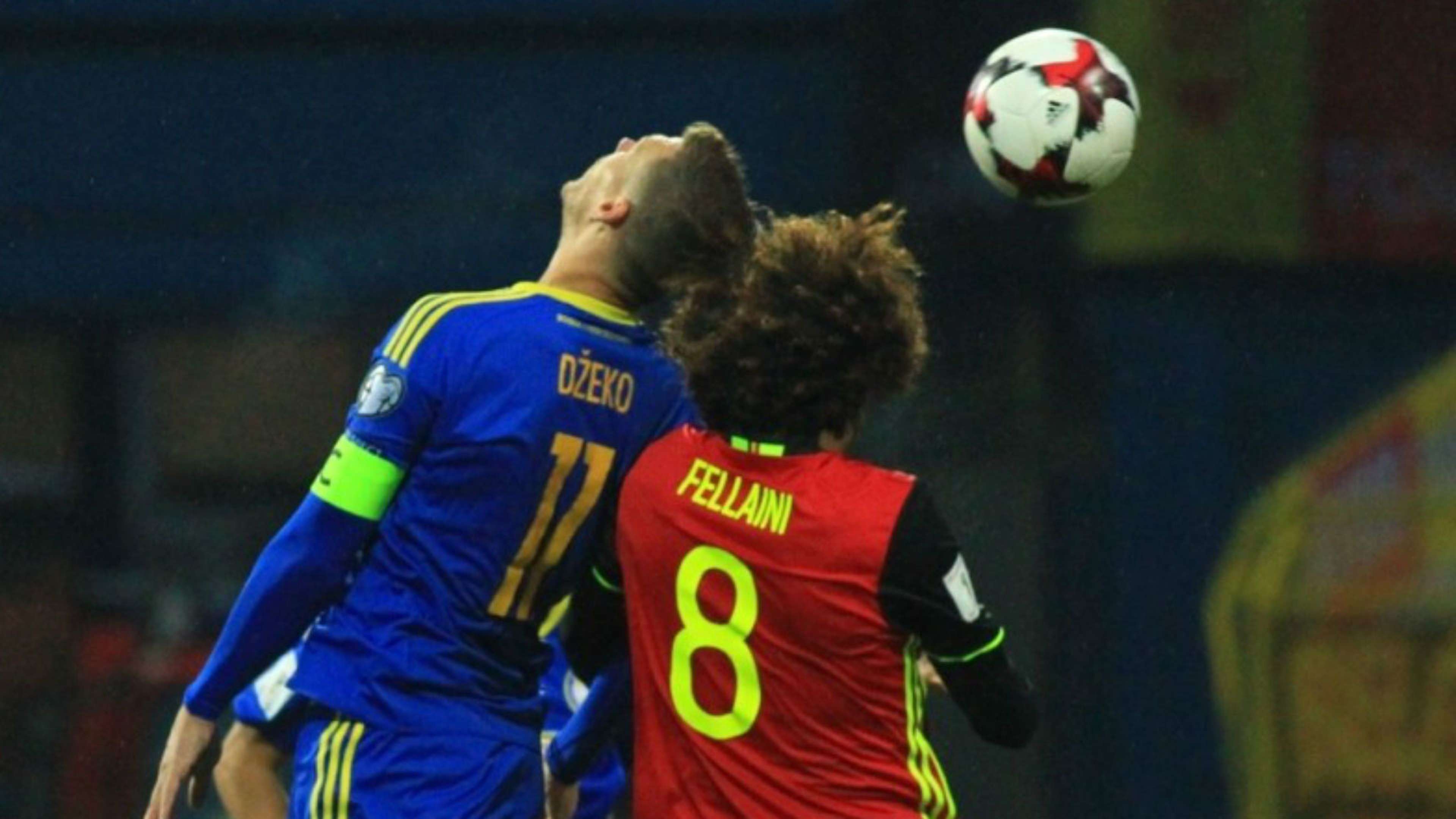 Bosnia Belgium WC Qualification Dzeko Fellaini