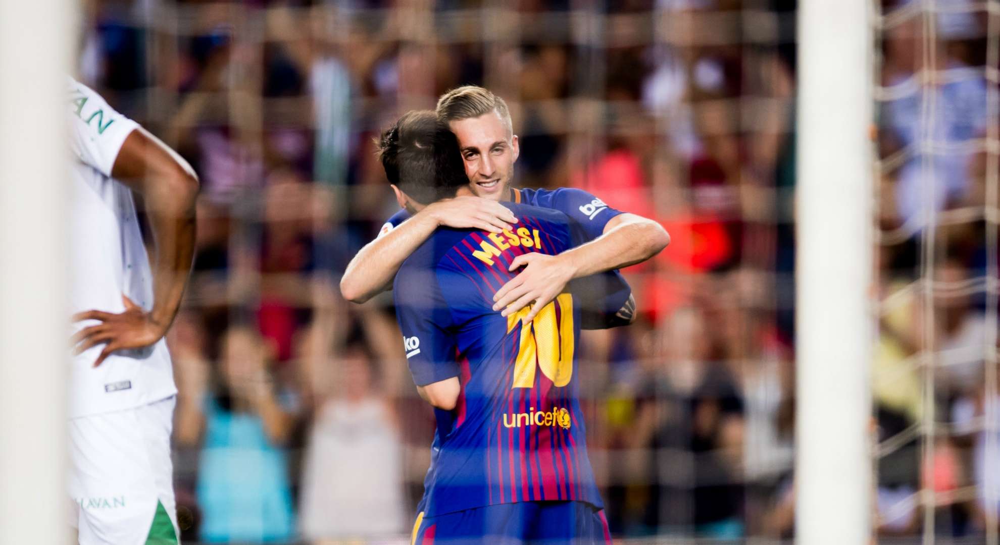 Lionel Messi Gerard Deulofeu Barcelona