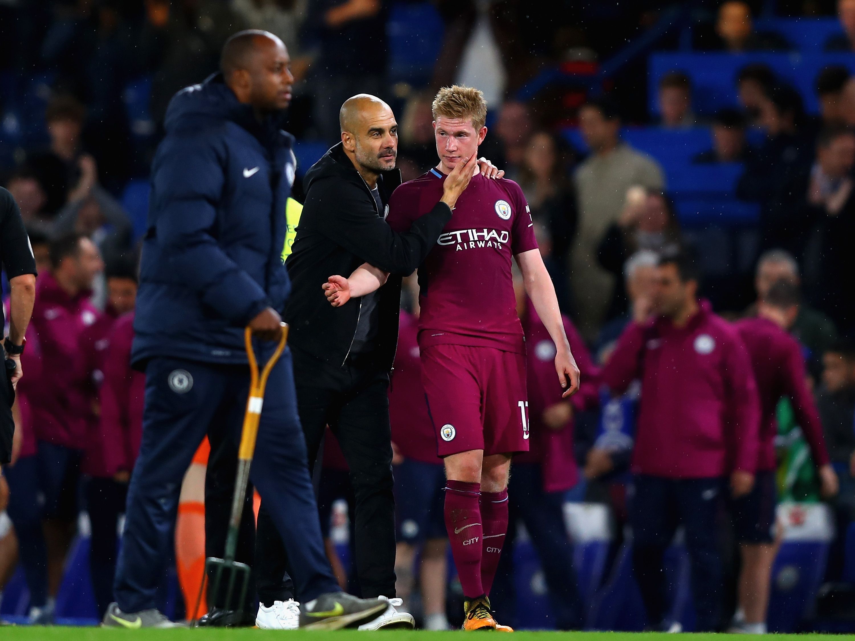 Manchester City Vs Chelsea PEP Guardiola Kevin De Bruyne