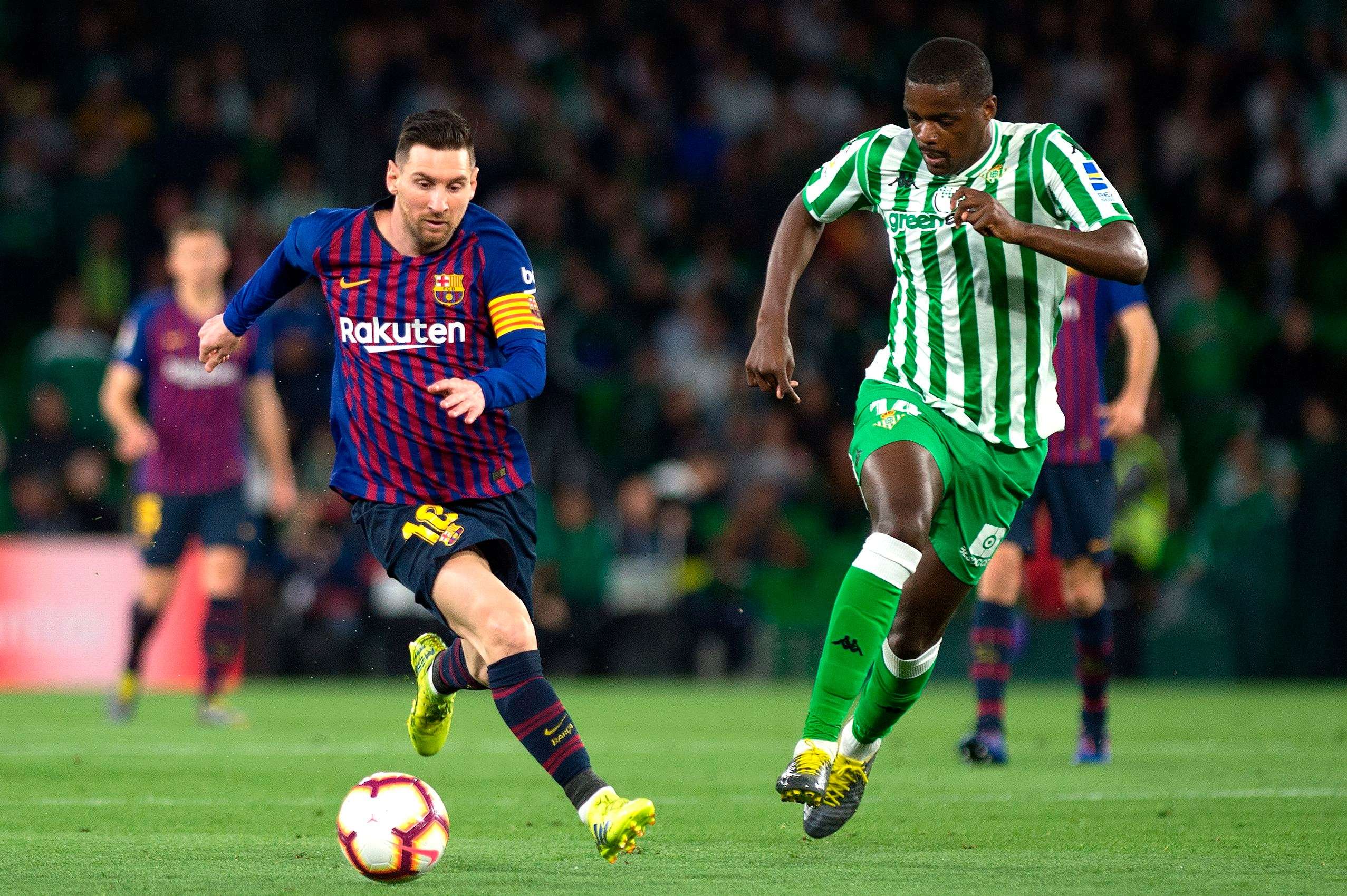 Messi Carvalho Real Betis Barcelona LaLiga