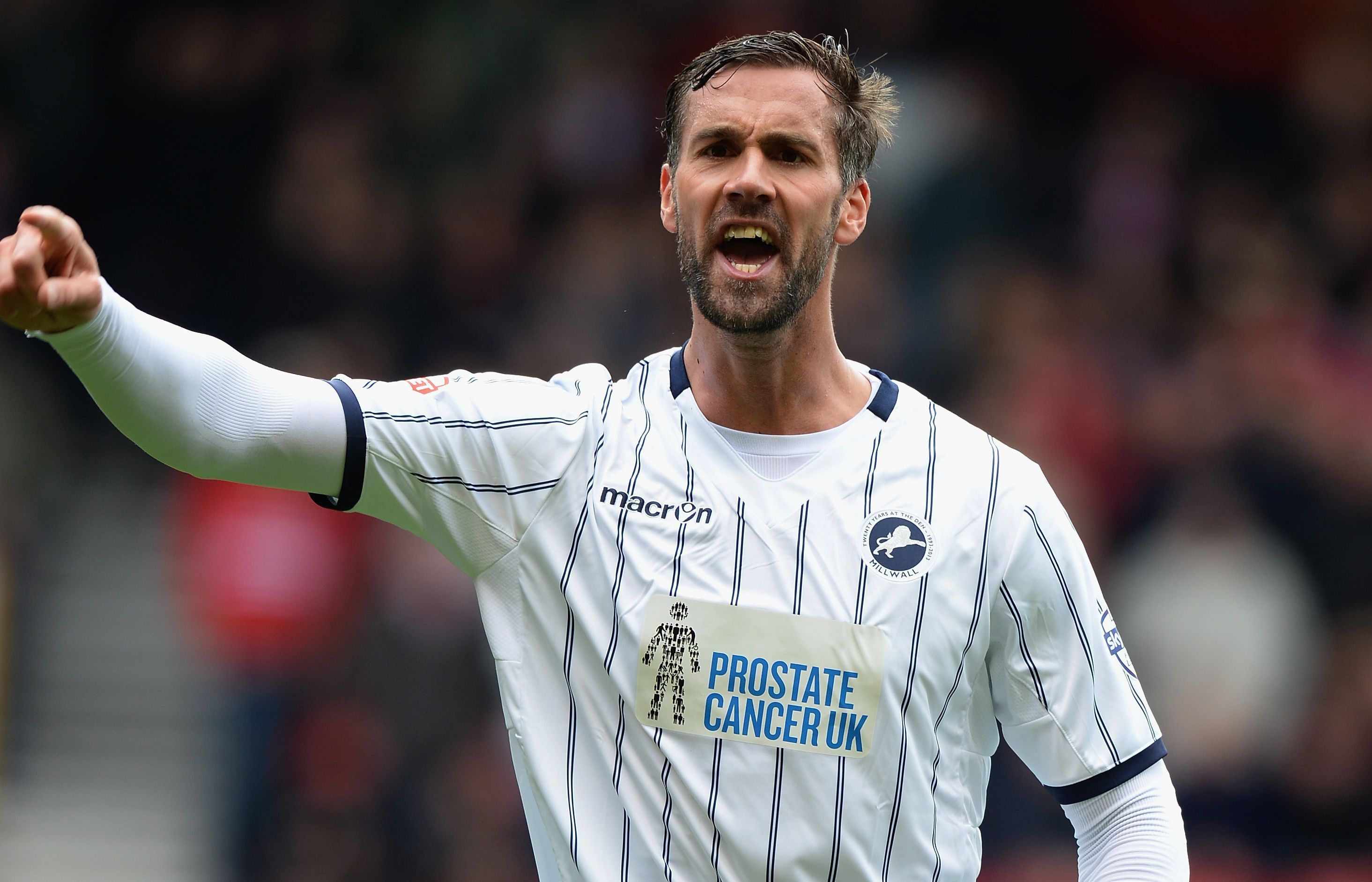 Millwall striker Stefan Maierhofer