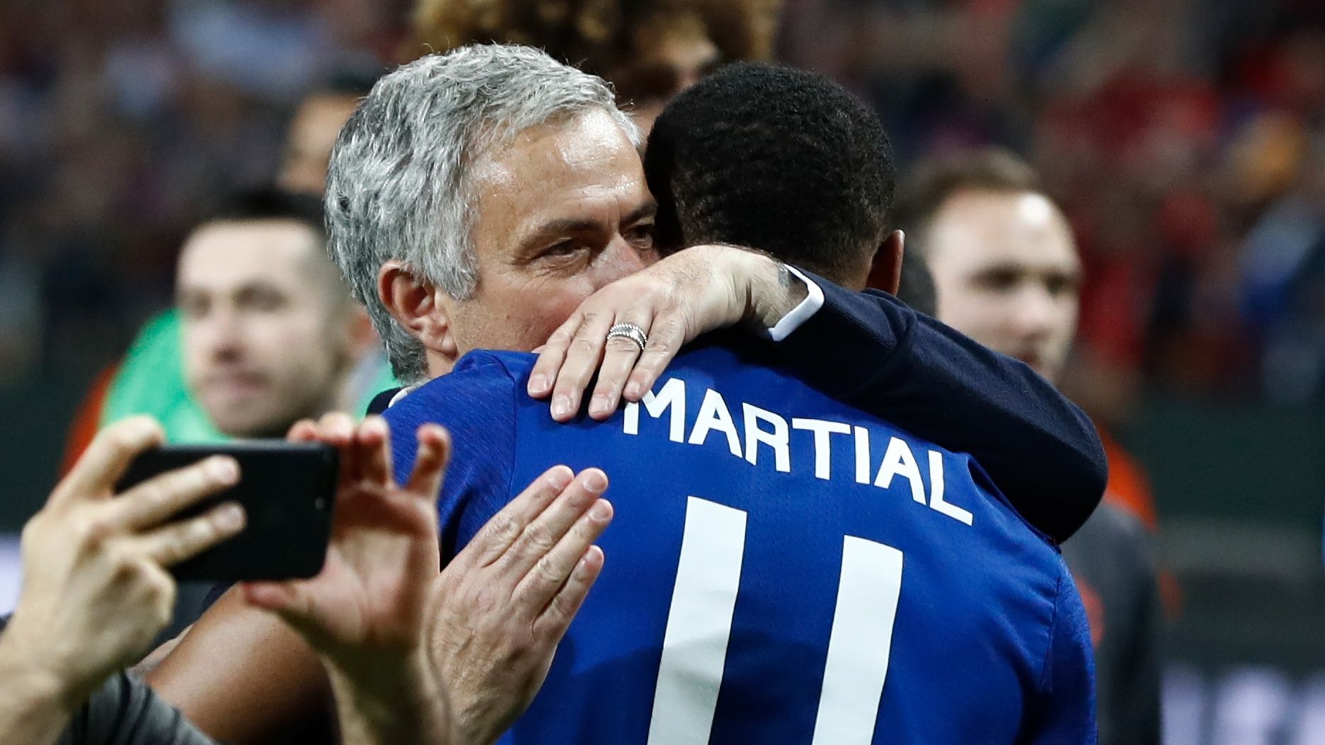 Anthony Martial Jose Mourinho Manchester United