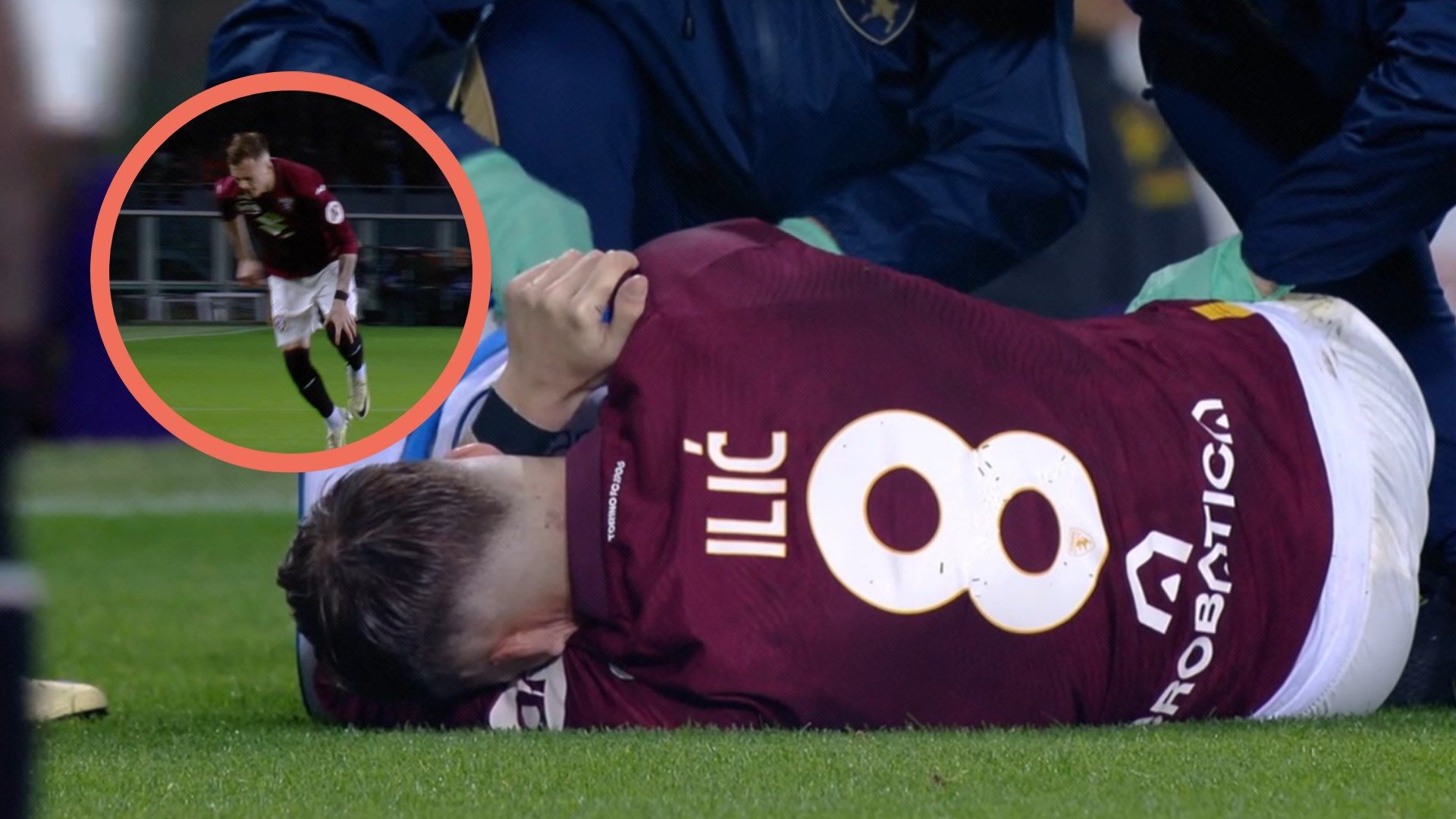 Ilic injured Torino Fiorentina