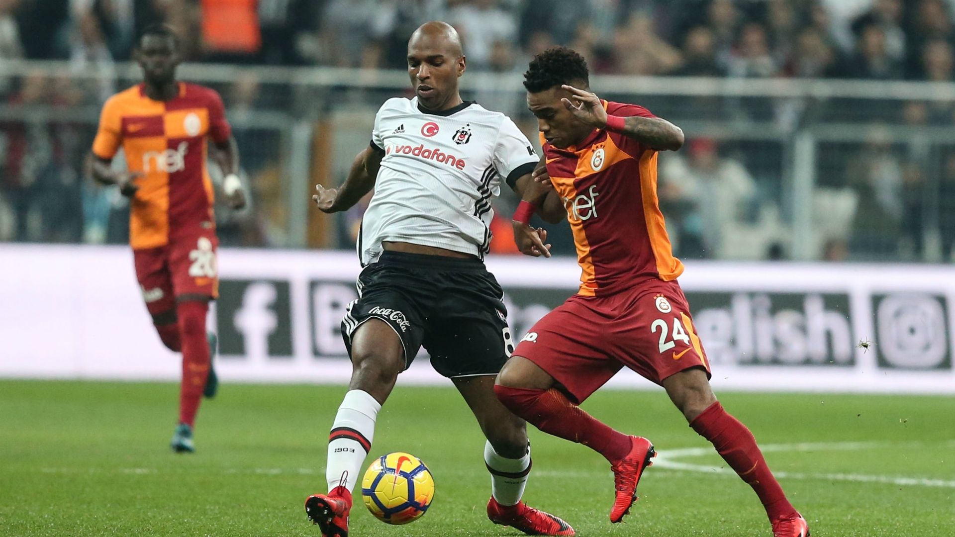 Ryan Babel Garry Rodrigues Besiktas Galatasaray 12022017