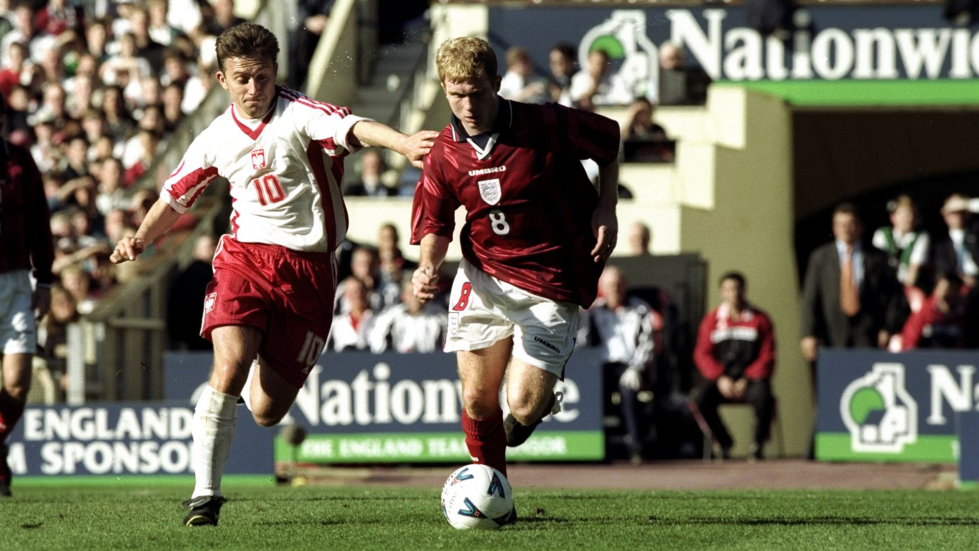 Paul Scholes Jerzy Brzeczek England Poland