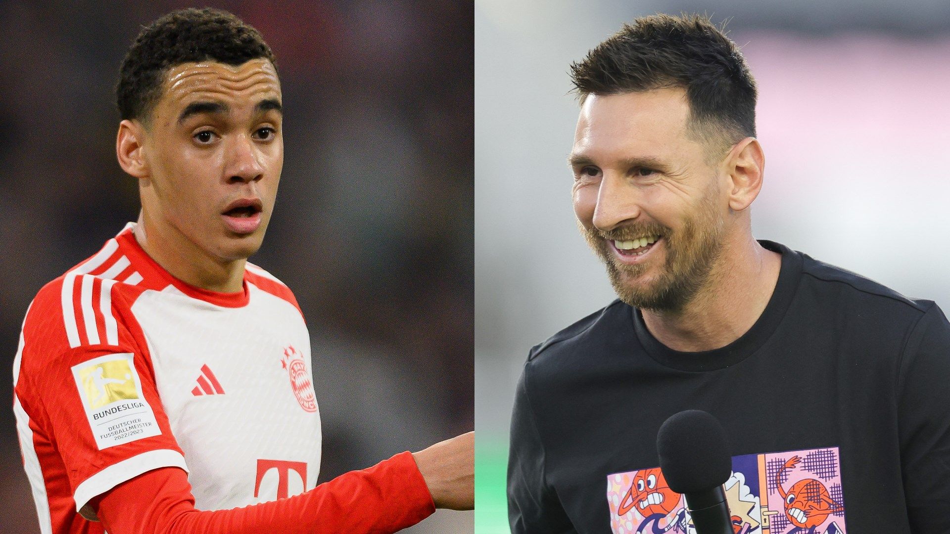 Jamal Musiala Lionel Messi