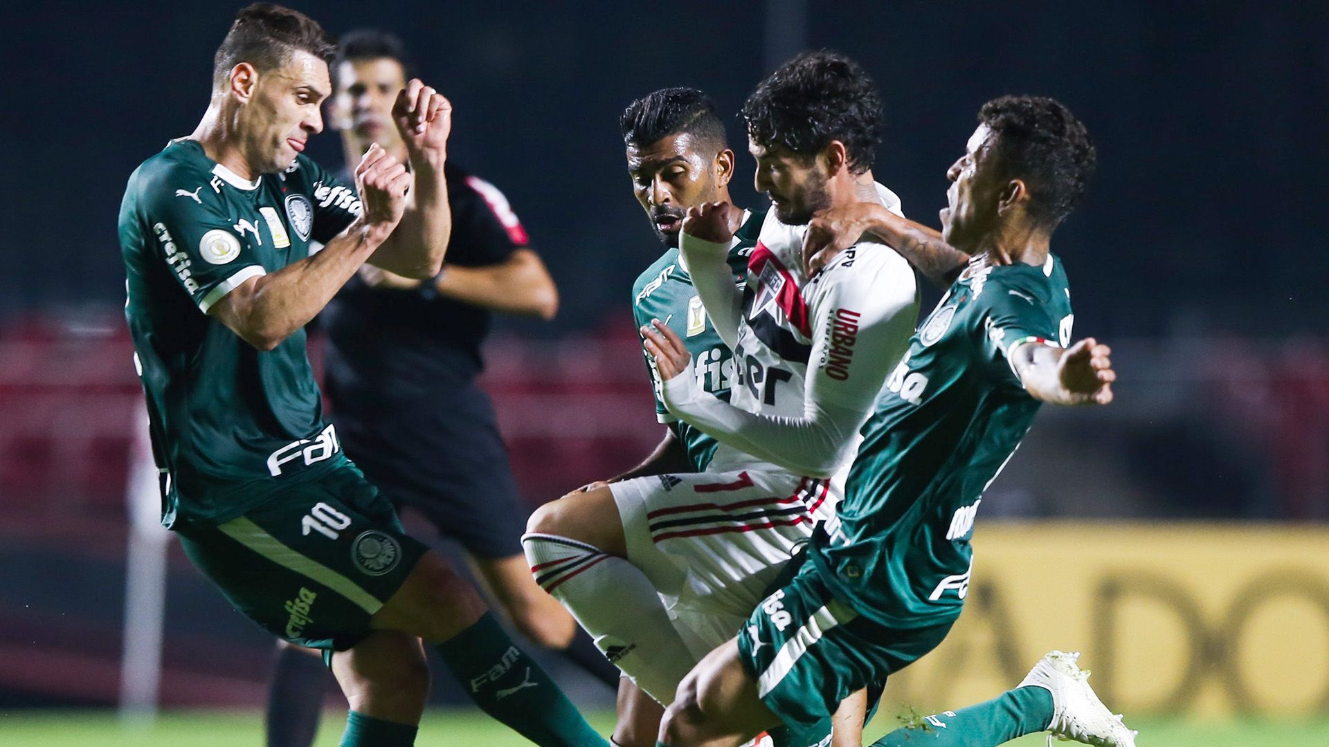 Pato Moises São Paulo Palmeiras Brasileirão Série A 13072019