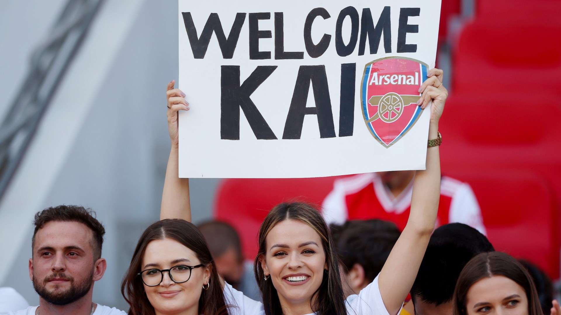Arsenal fans Kai Havertz Nurnberg