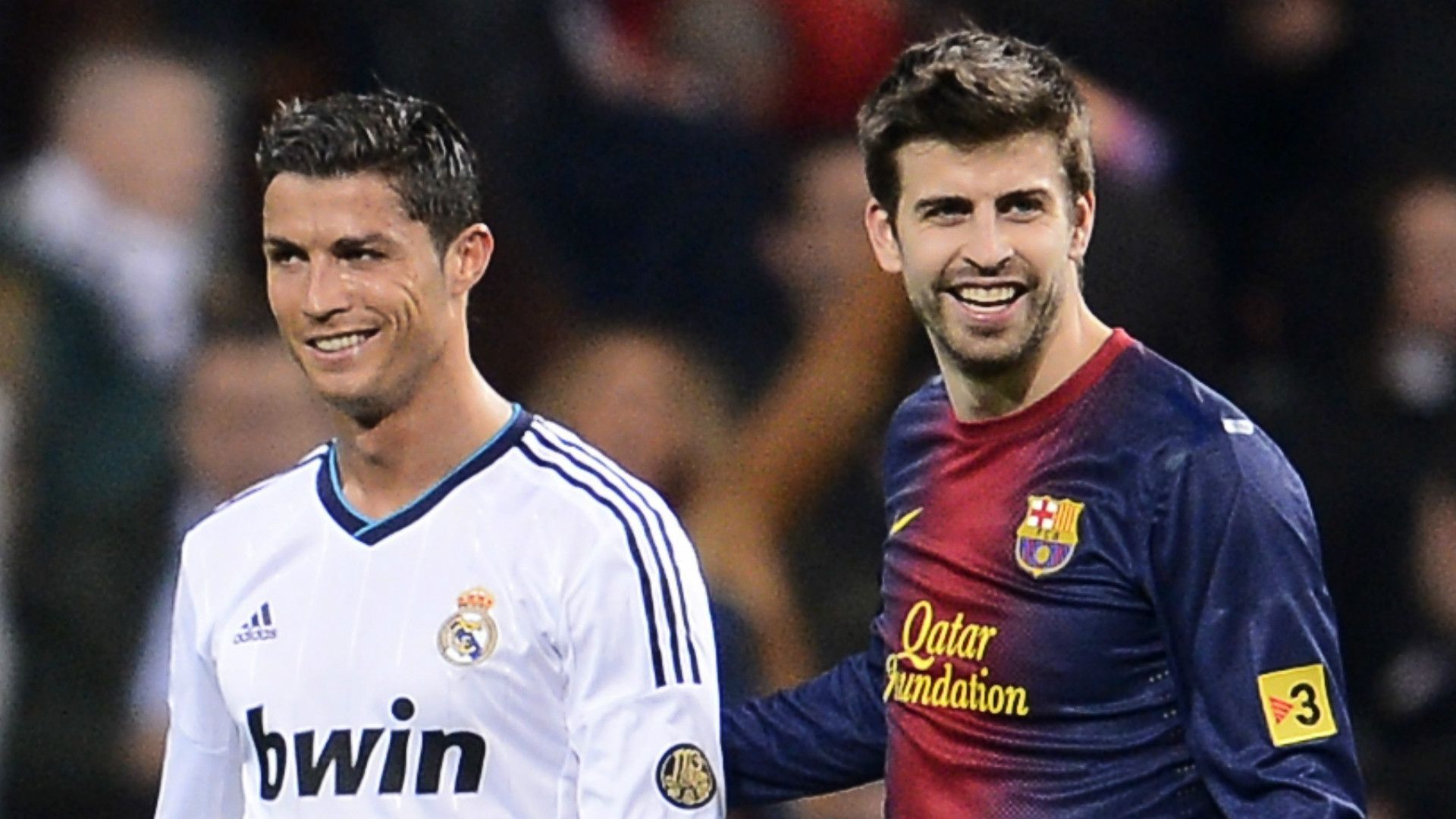Cristiano Ronaldo Gerard Pique Real Madrid Barcelona