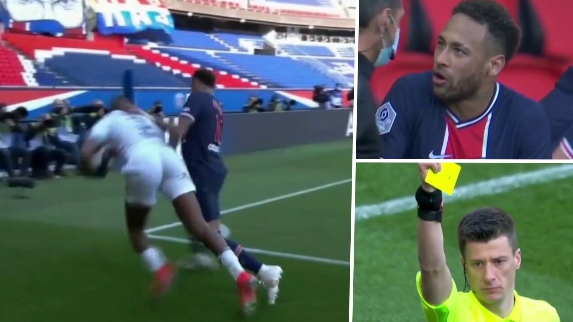 Neymar expulsión Lille