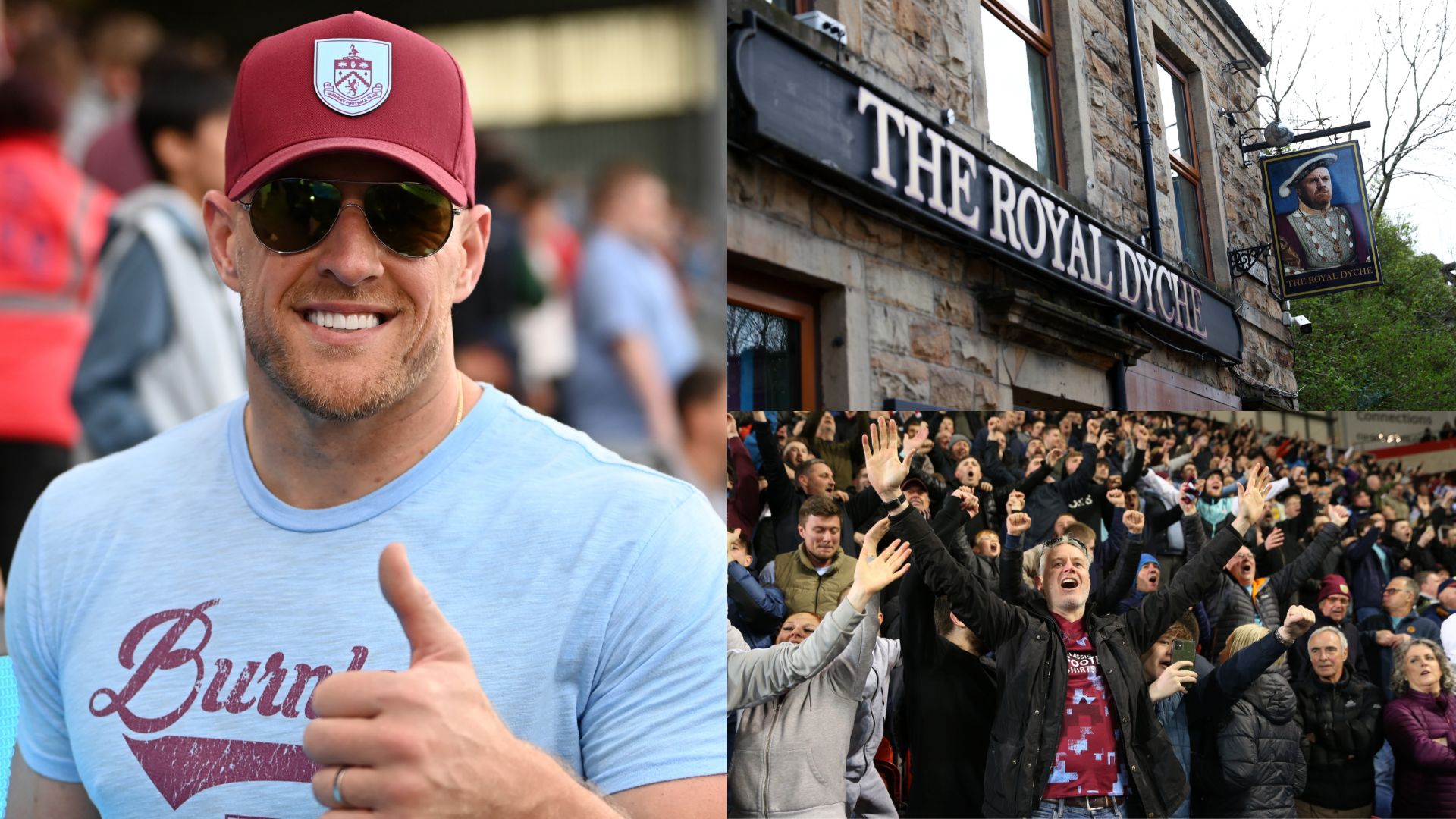JJ Watt Burnley Royal Dyche pub