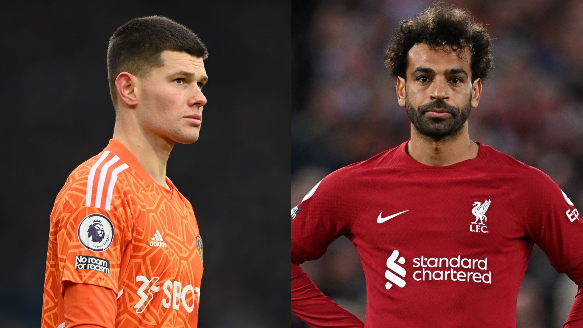 Leeds Liverpool Illan Meslier Mohamed Salah Premier League