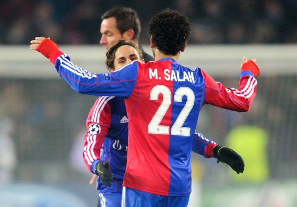Mohamed Salah Basel Chelsea UEFA Champions League 11262013
