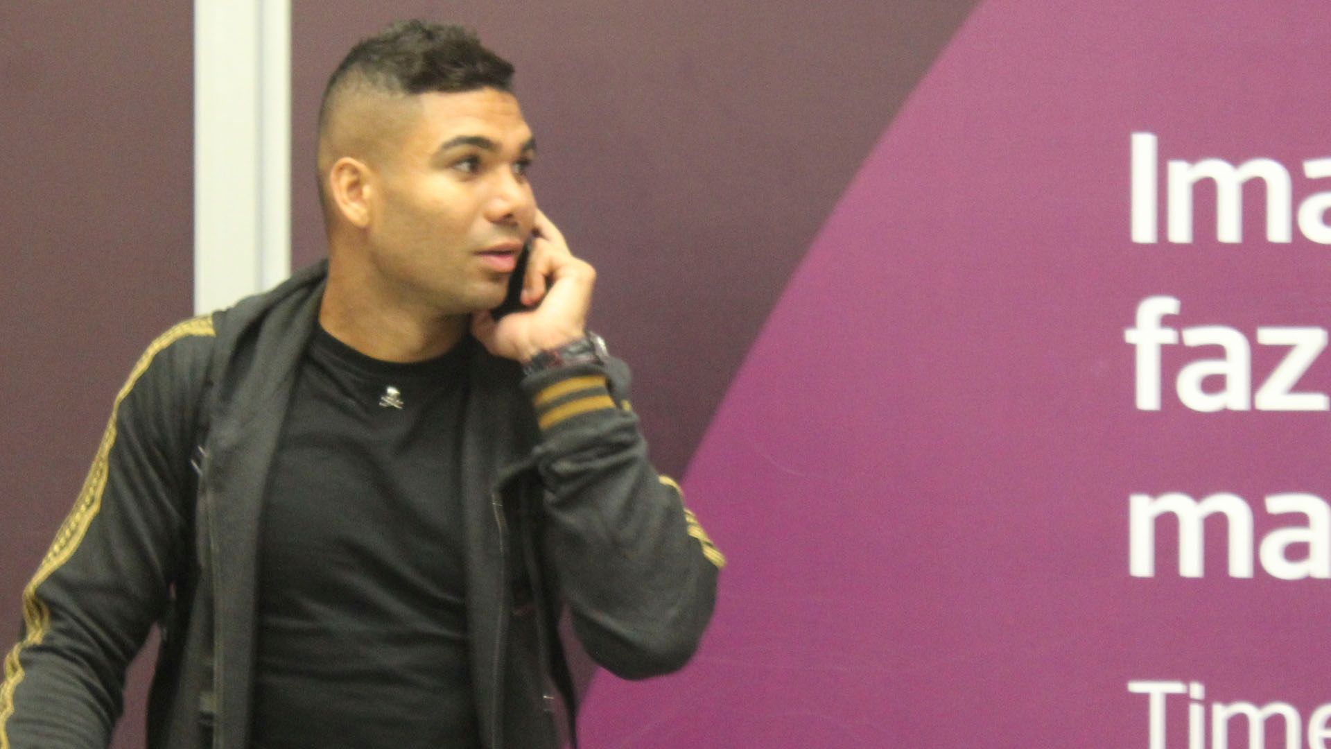 Casemiro Brasil desembarque Seleção Galeão 08 07 18