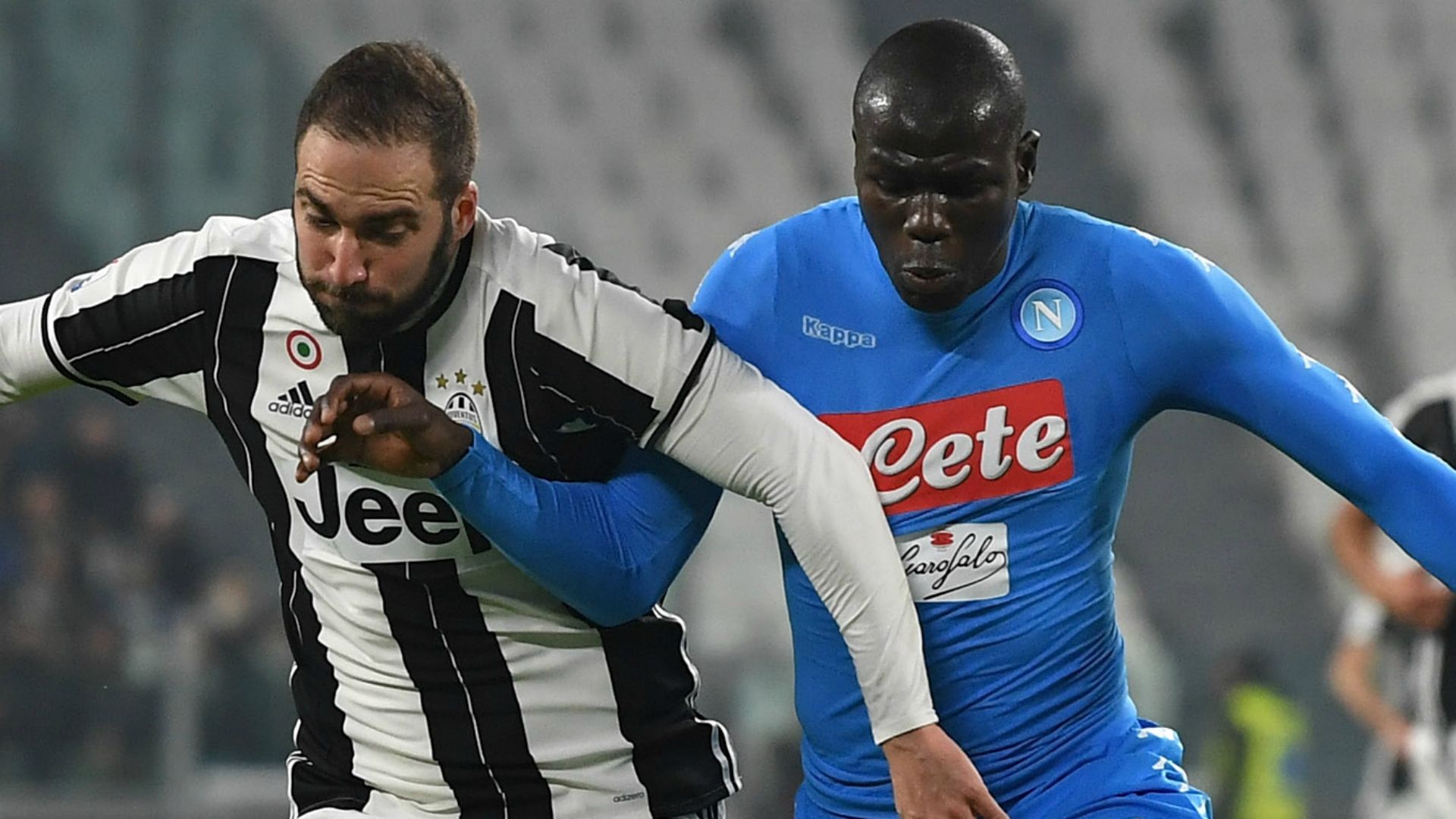 Higuain Koulibaly Juventus Napoli Italian Cup