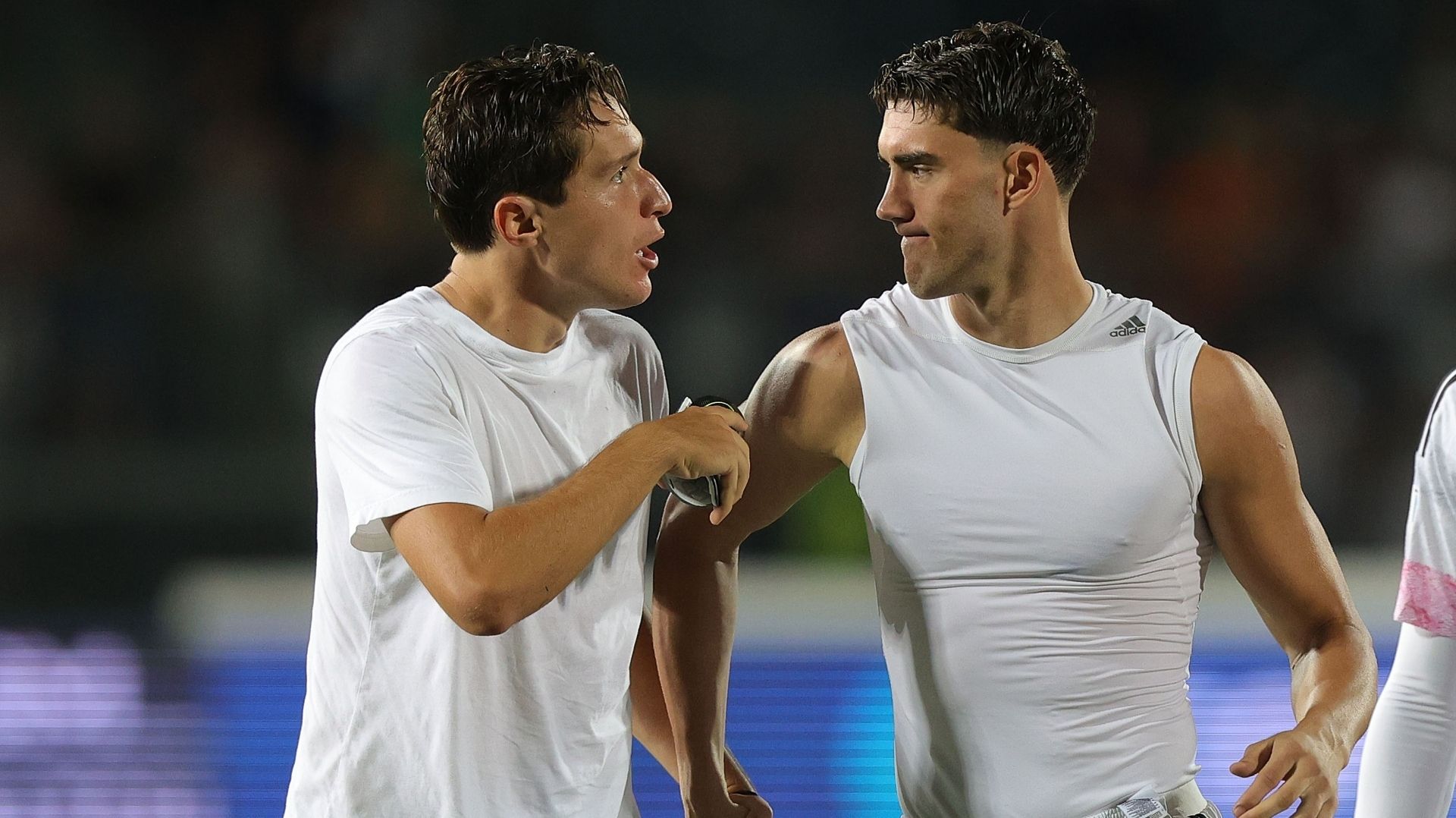 Federico Chiesa Dusan Vlahovic