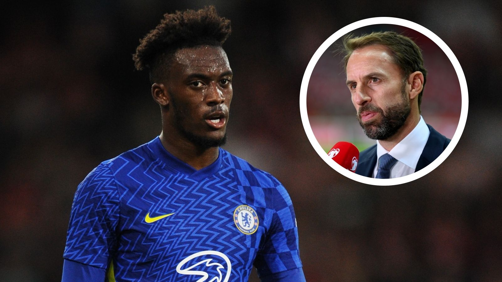 Callum Hudson-Odoi Gareth Southgate Chelsea England GFX
