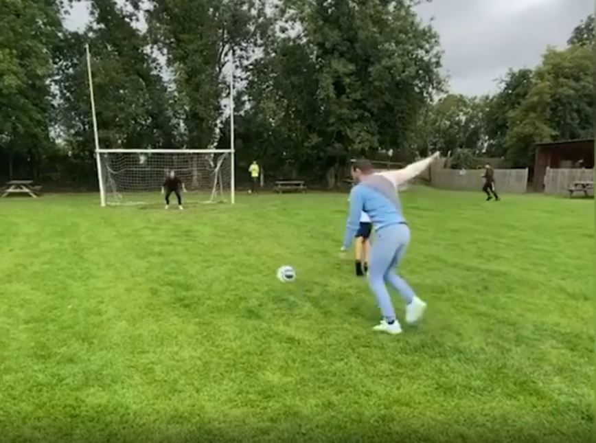 CONNOR MCGREGOR FOOTBALL SKILLS