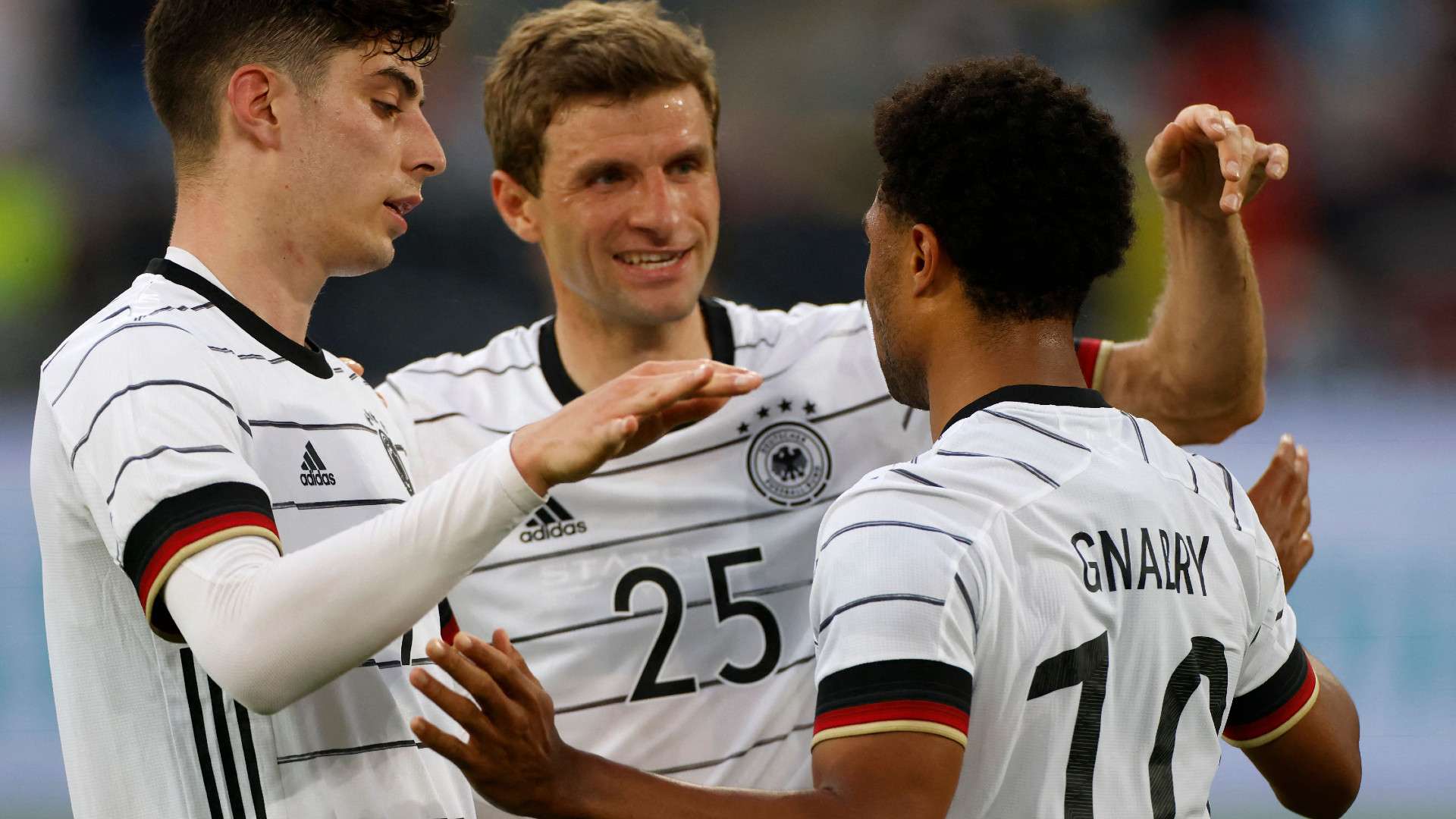 KAI HAVERTZ THOMAS MÜLLER GERMANY 07062021