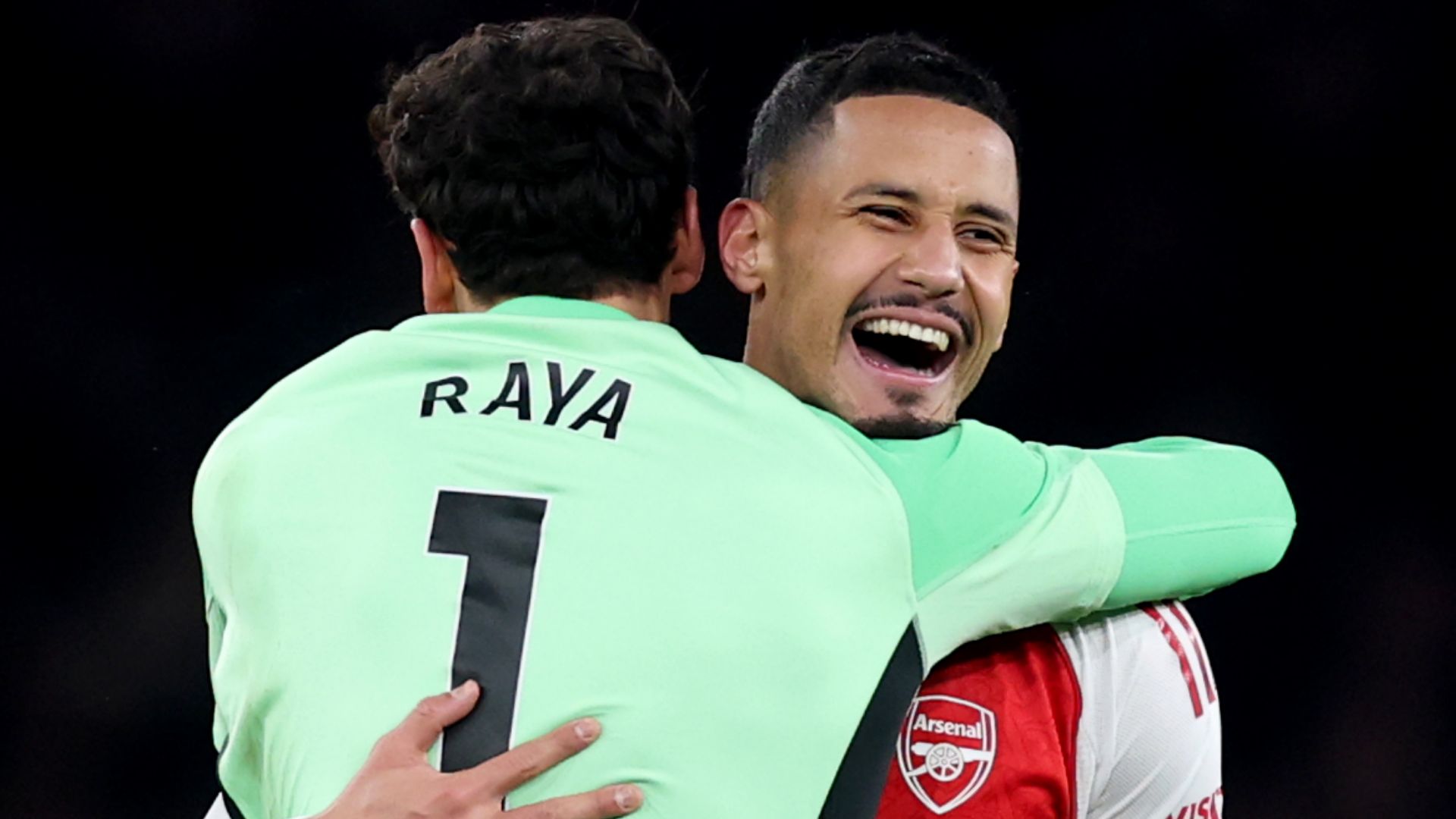 David Raya William Saliba Arsenal 2025-26