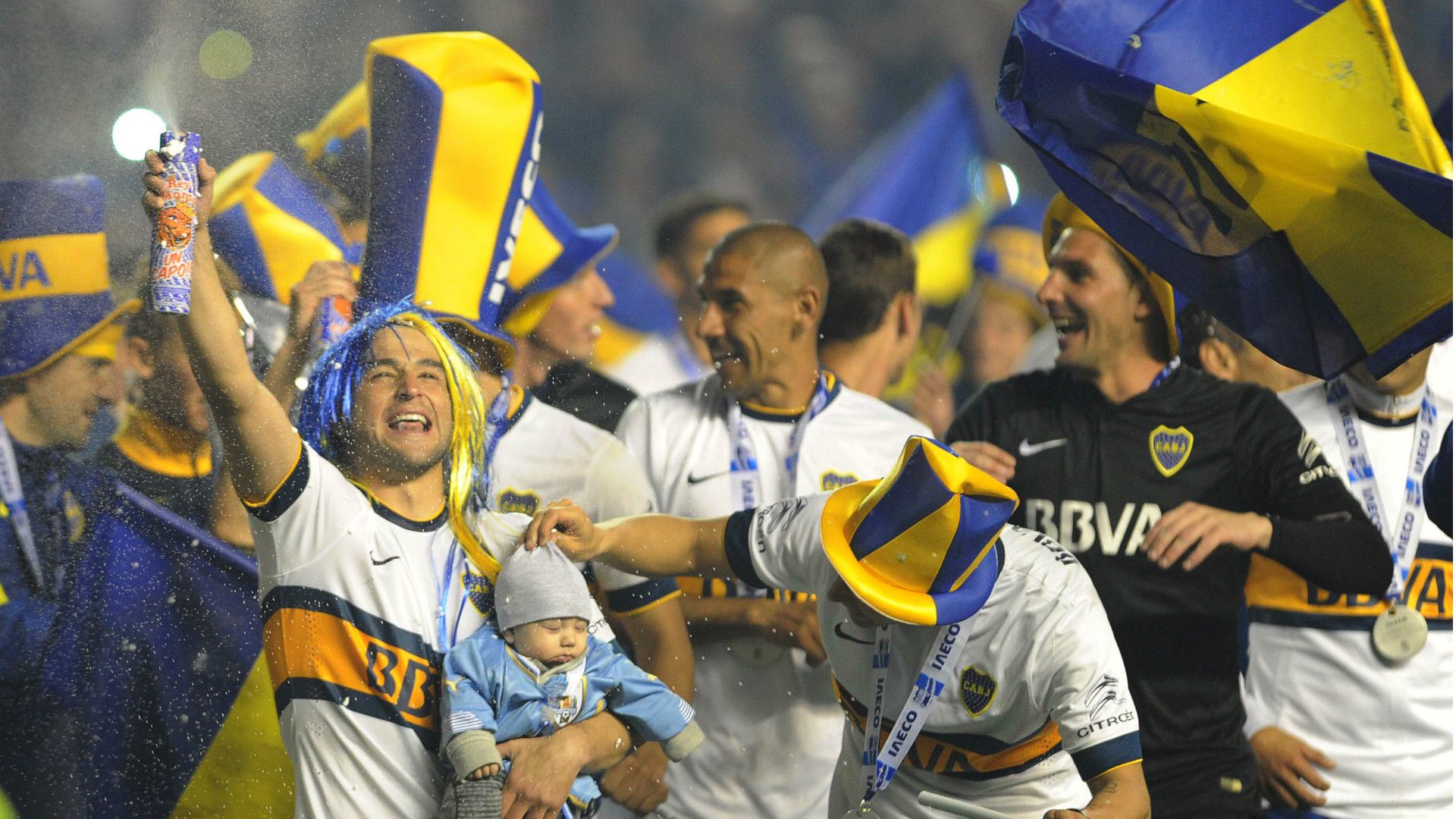 Festejos Boca campeon