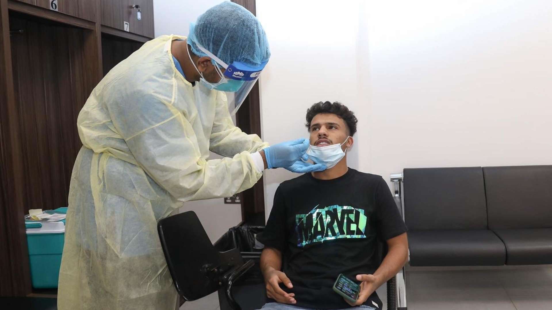 الاتحاد الدوري السعودي مسحة كورونا