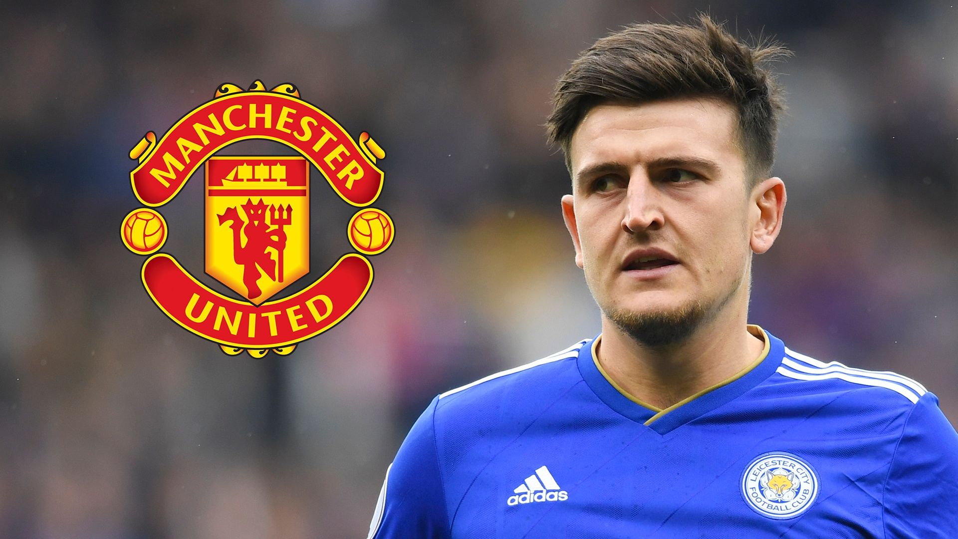 Harry Maguire Leicester City Man Utd 2018