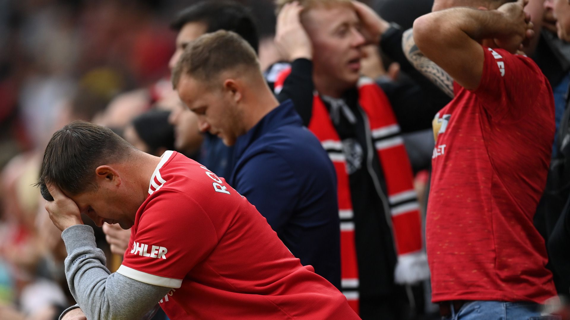 Manchester United fans unhappy