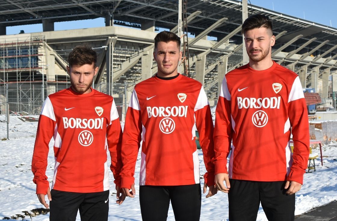 DVTK próbajátékosok Hursán Borjes Sellanes