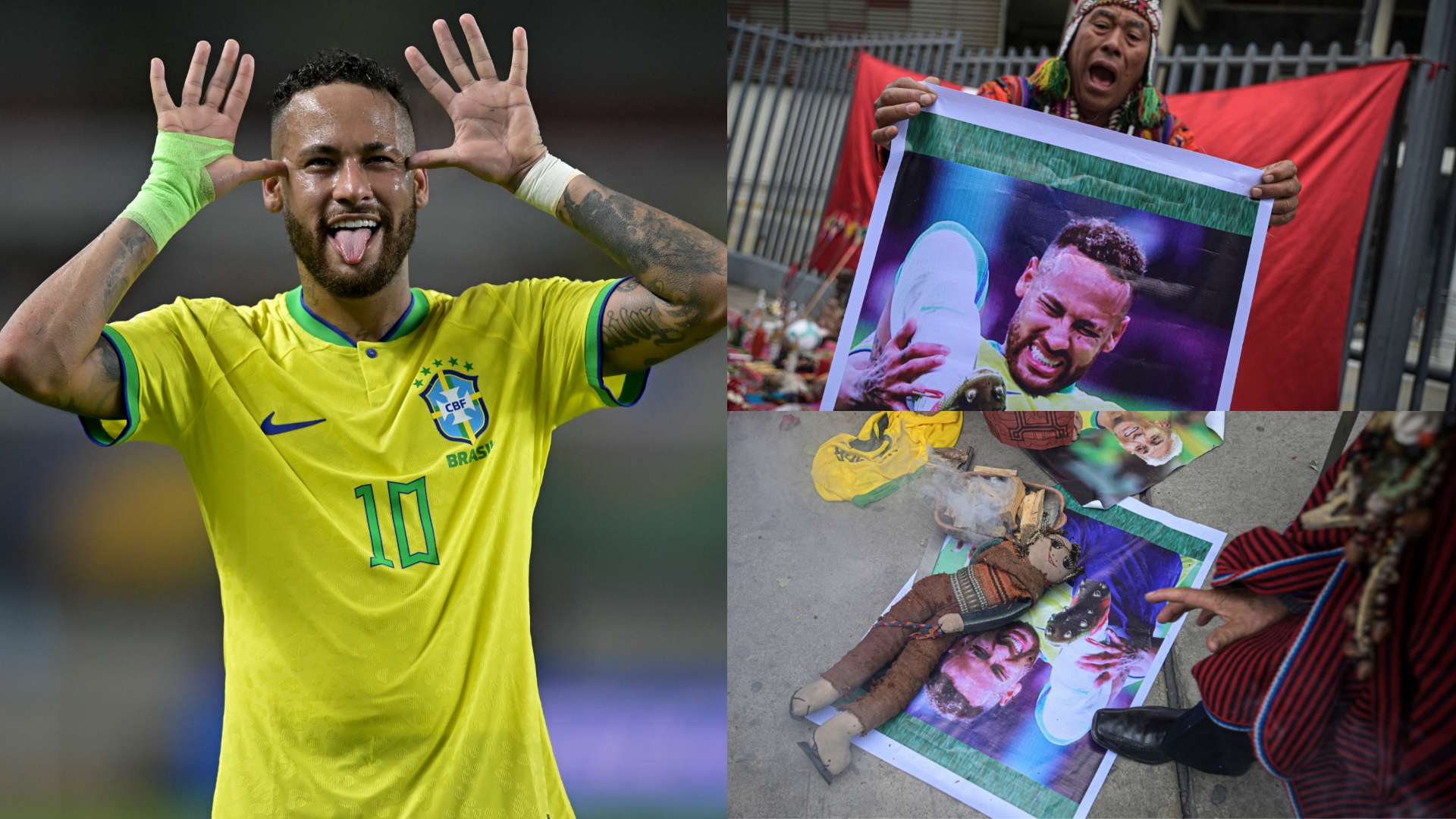 Neymar Brazil Peru shamans