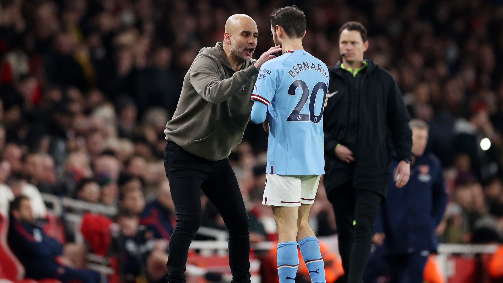 Pep Guardiola played Bernardo Silva at left-back as Man City beat Arsenal