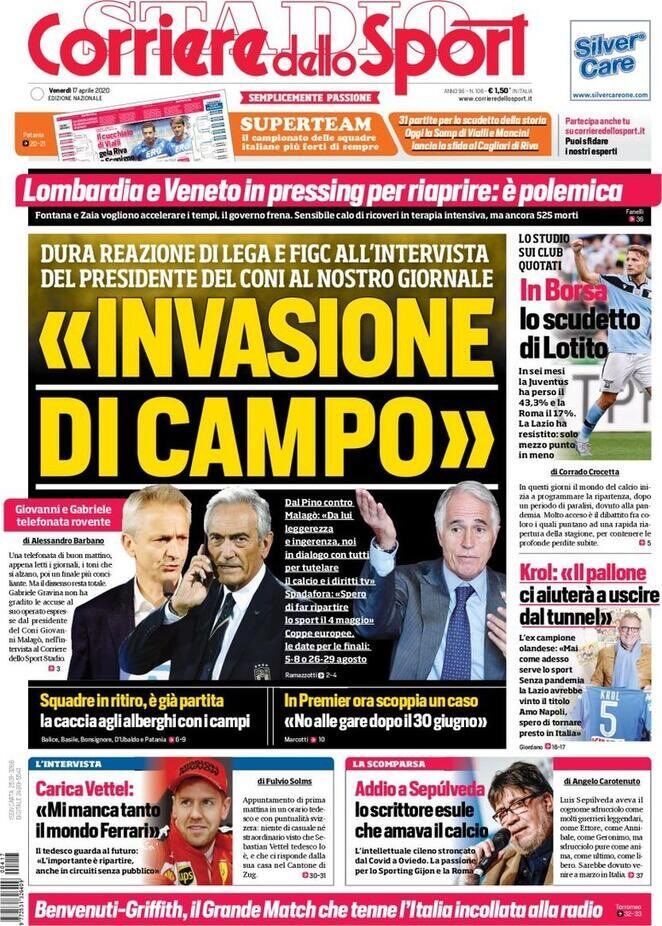 17 April Corriere
