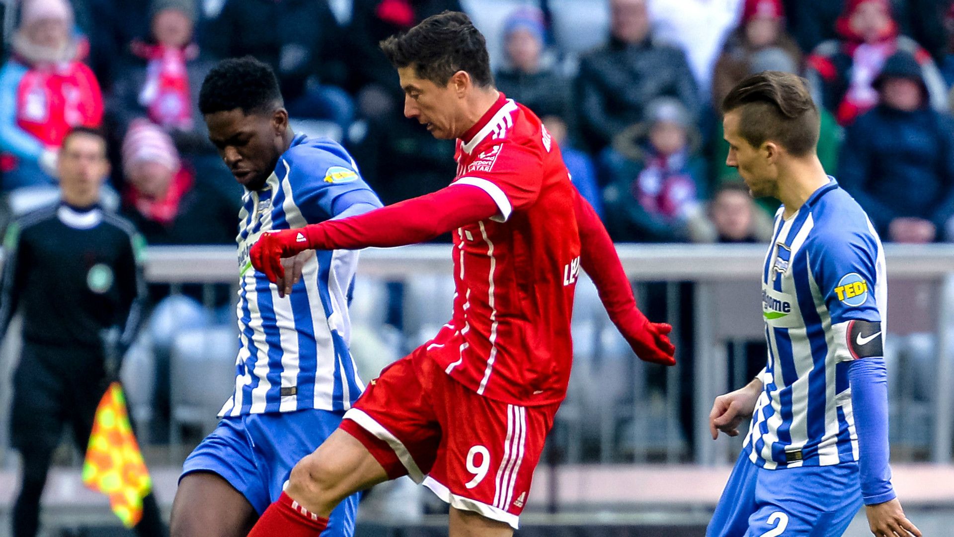 Robert Lewandowski FC Bayern Hertha BSC 24022018