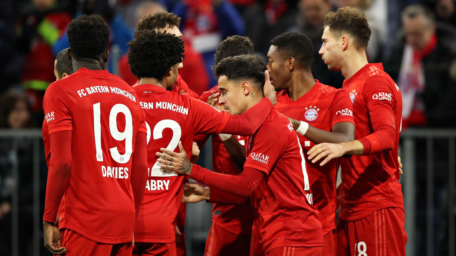 Philippe Coutinho Bayern Celebrating 2019