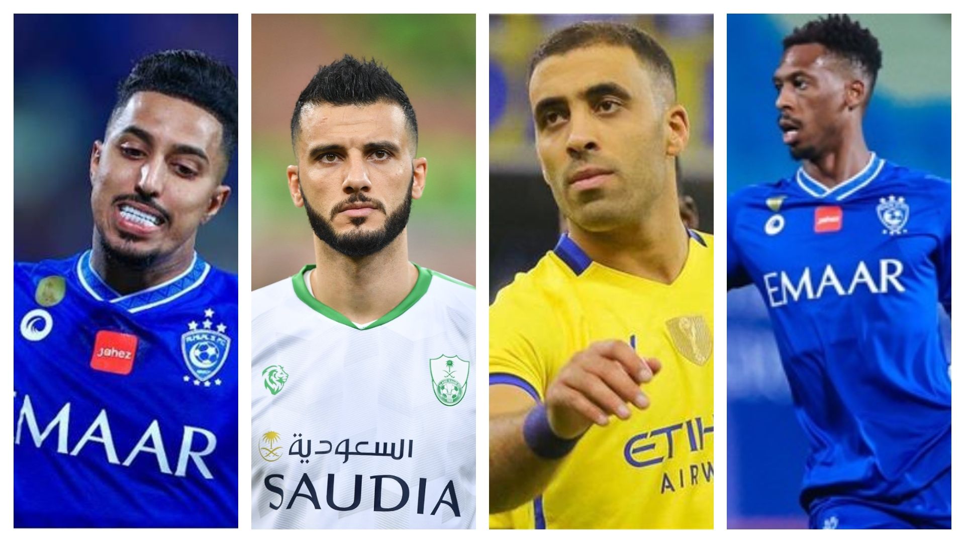 Omar Al Somah - Mohamed Kanno - Salem Al-Dawsari - Abderrazak Hamdallah