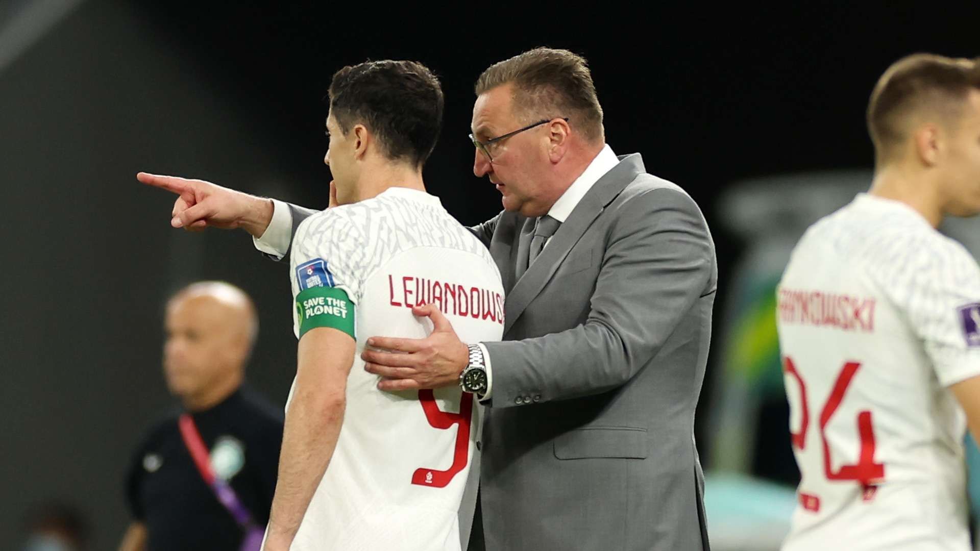 20221222 Robert Lewandowski Czeslaw Michniewicz