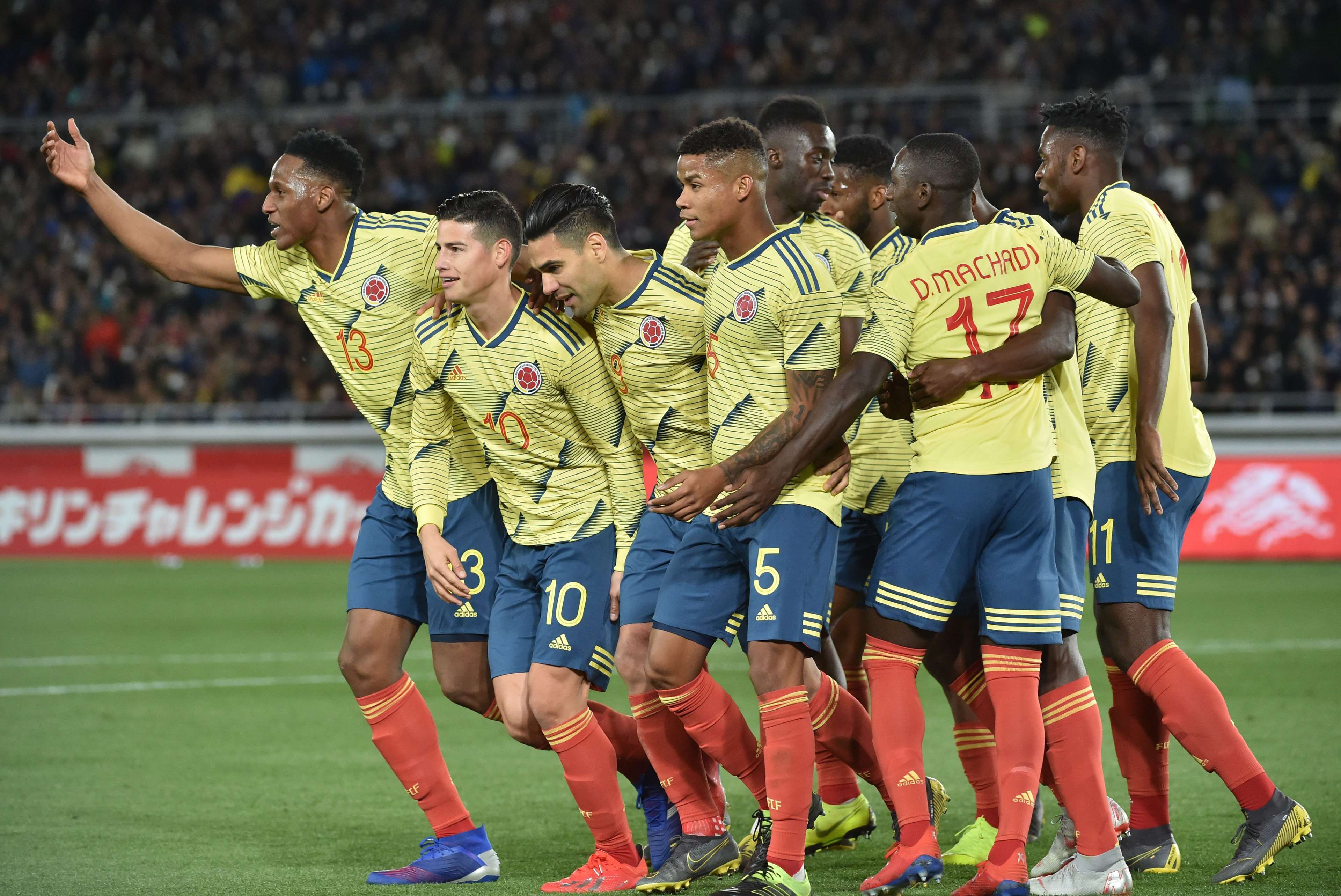Colombia gol vs Japon 2019