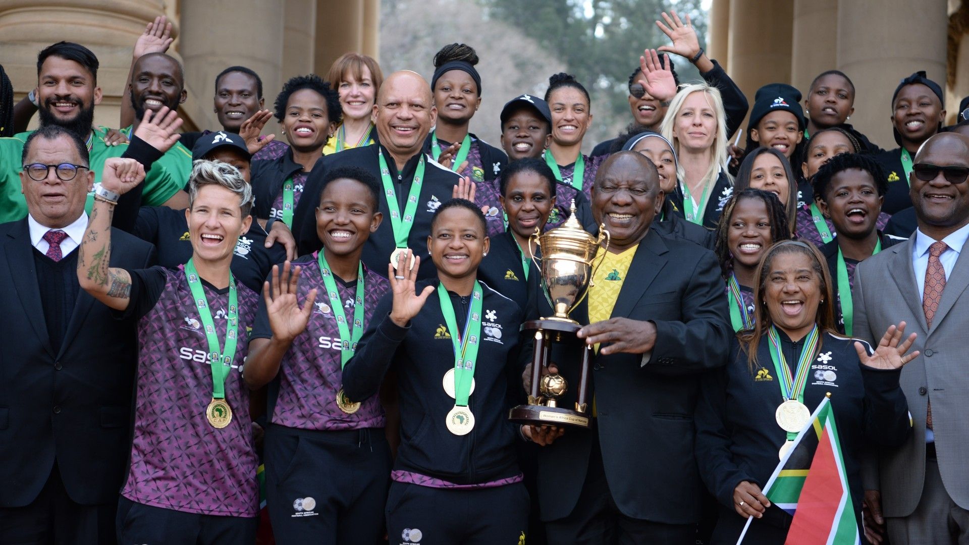 South Africa Women's WAFCON trophy 