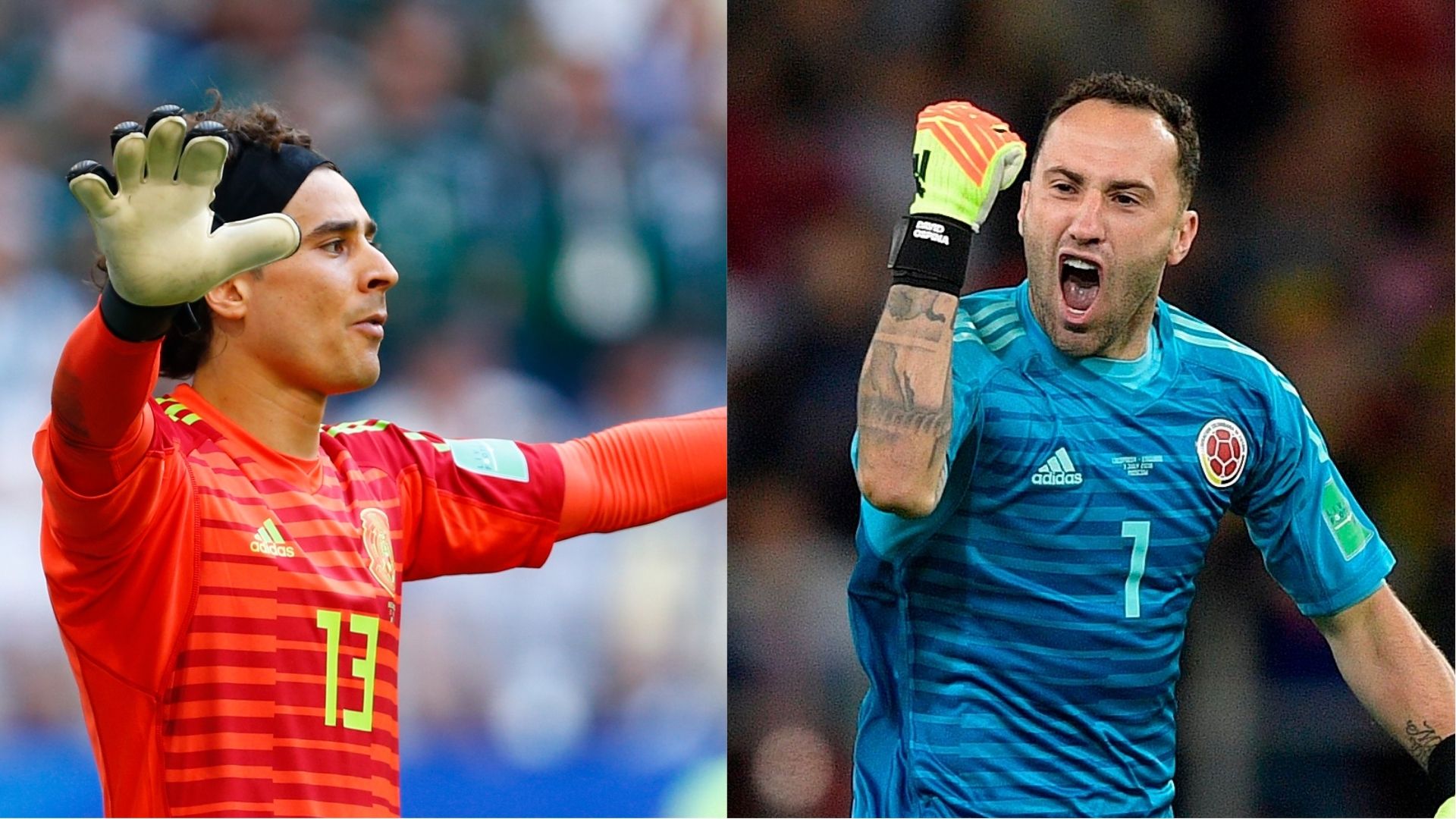 David Ospina y Guillermo Ochoa