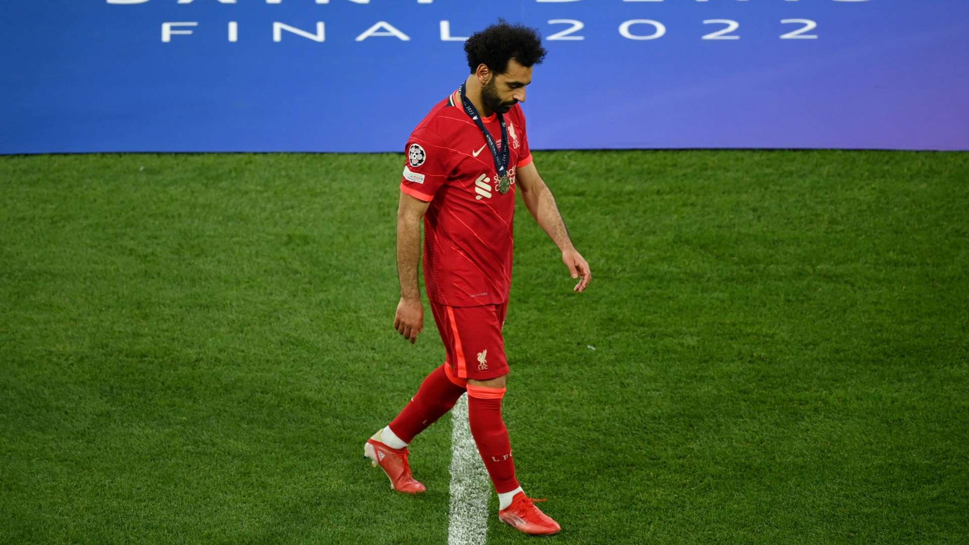 Mohamed Salah Liverpool Real Madrid 2021-22 Champions League final