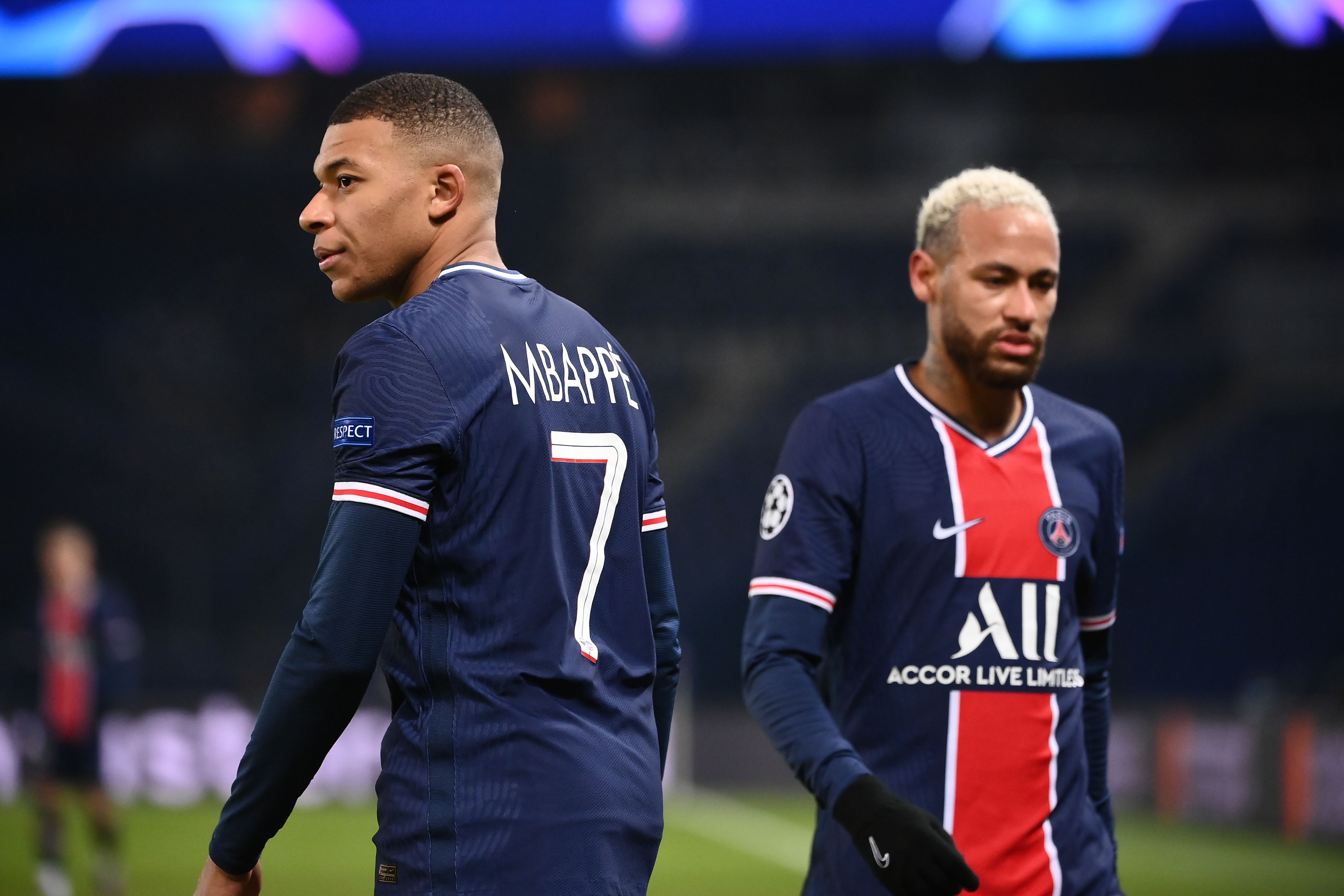 Neymar Mbappe PSG