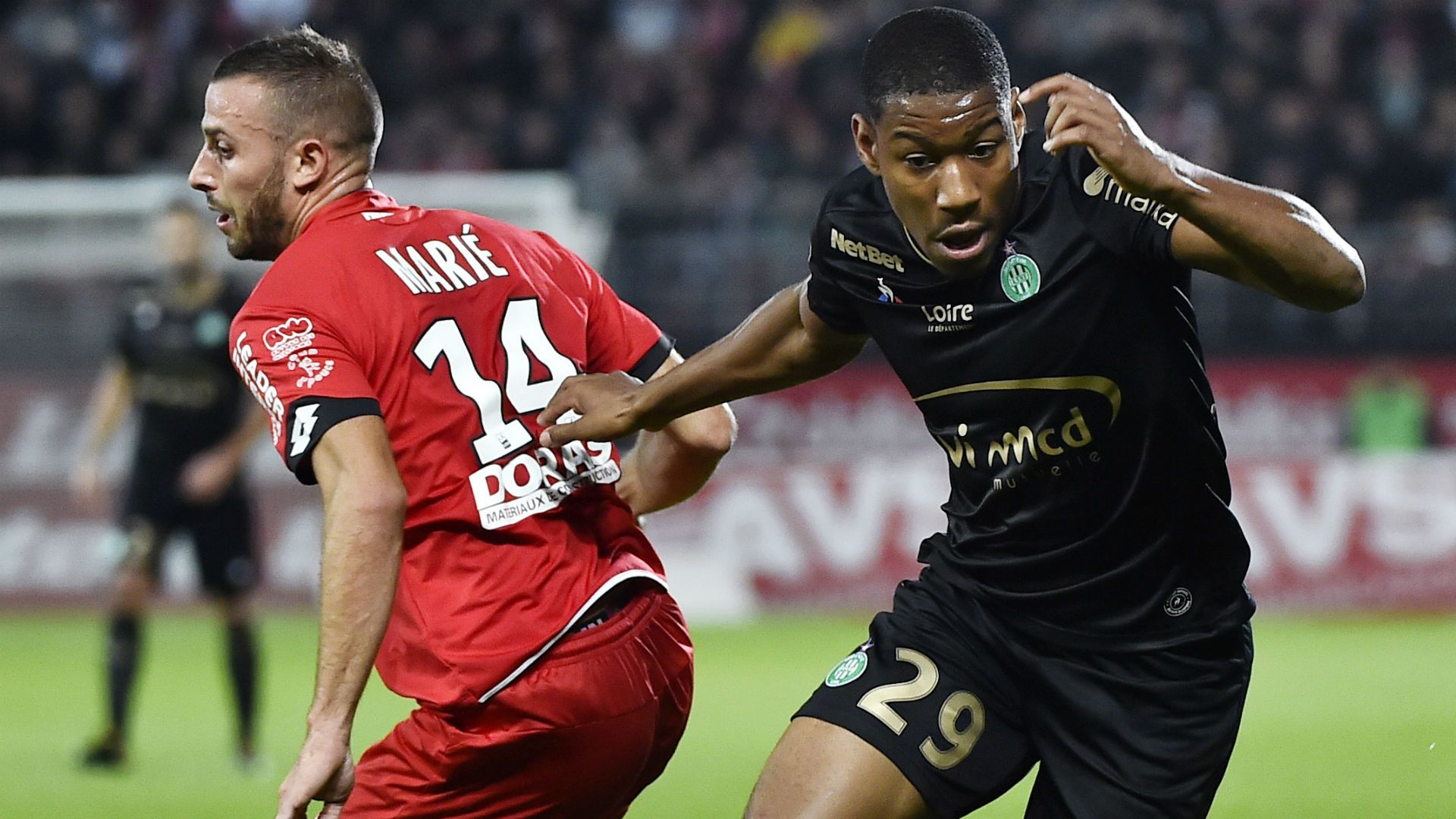 Ronael Pierre-Gabriel Jordan Marie Dijon Saint-Etienne Ligue 1 16092017