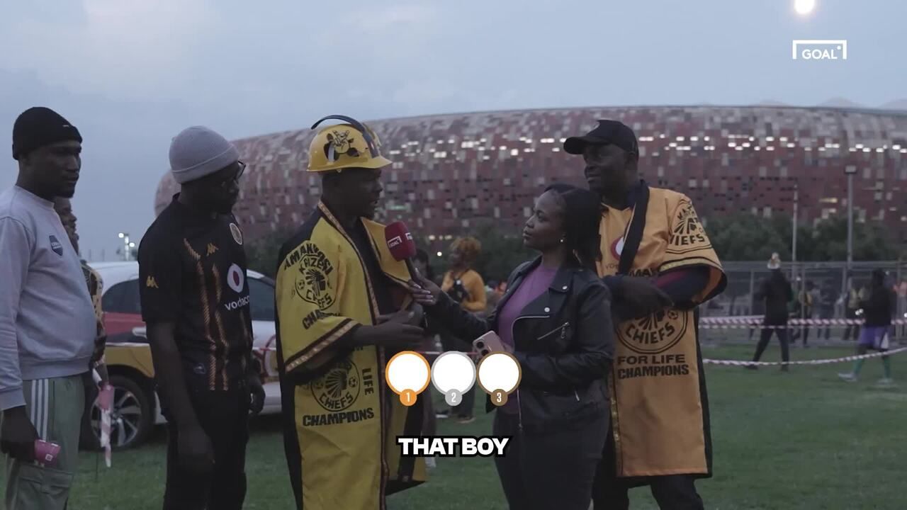 Kaizer Chiefs fan Ribeiro video